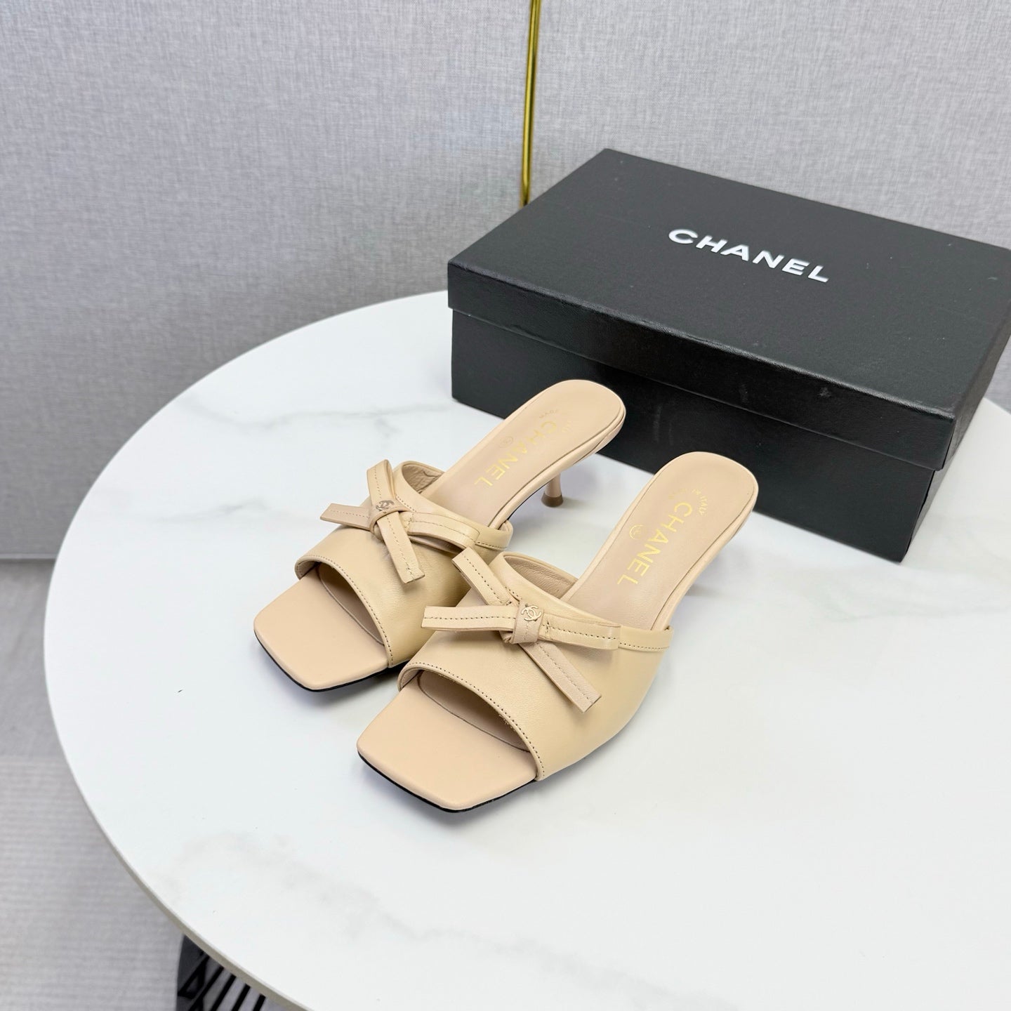 Chanel 2026 Heeled Sandal 35mm Sheepskin 904510