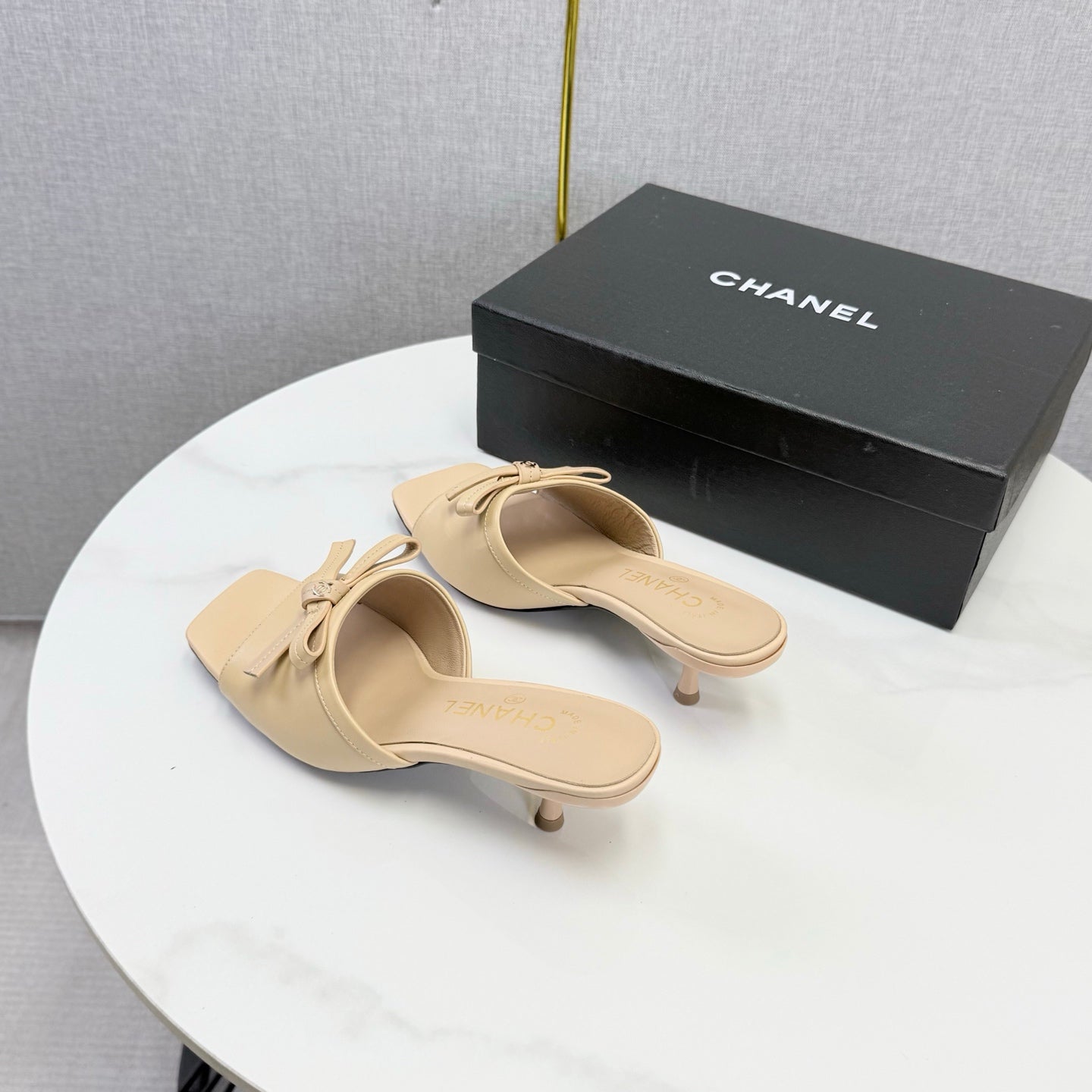 Chanel 2026 Heeled Sandal 35mm Sheepskin 904510
