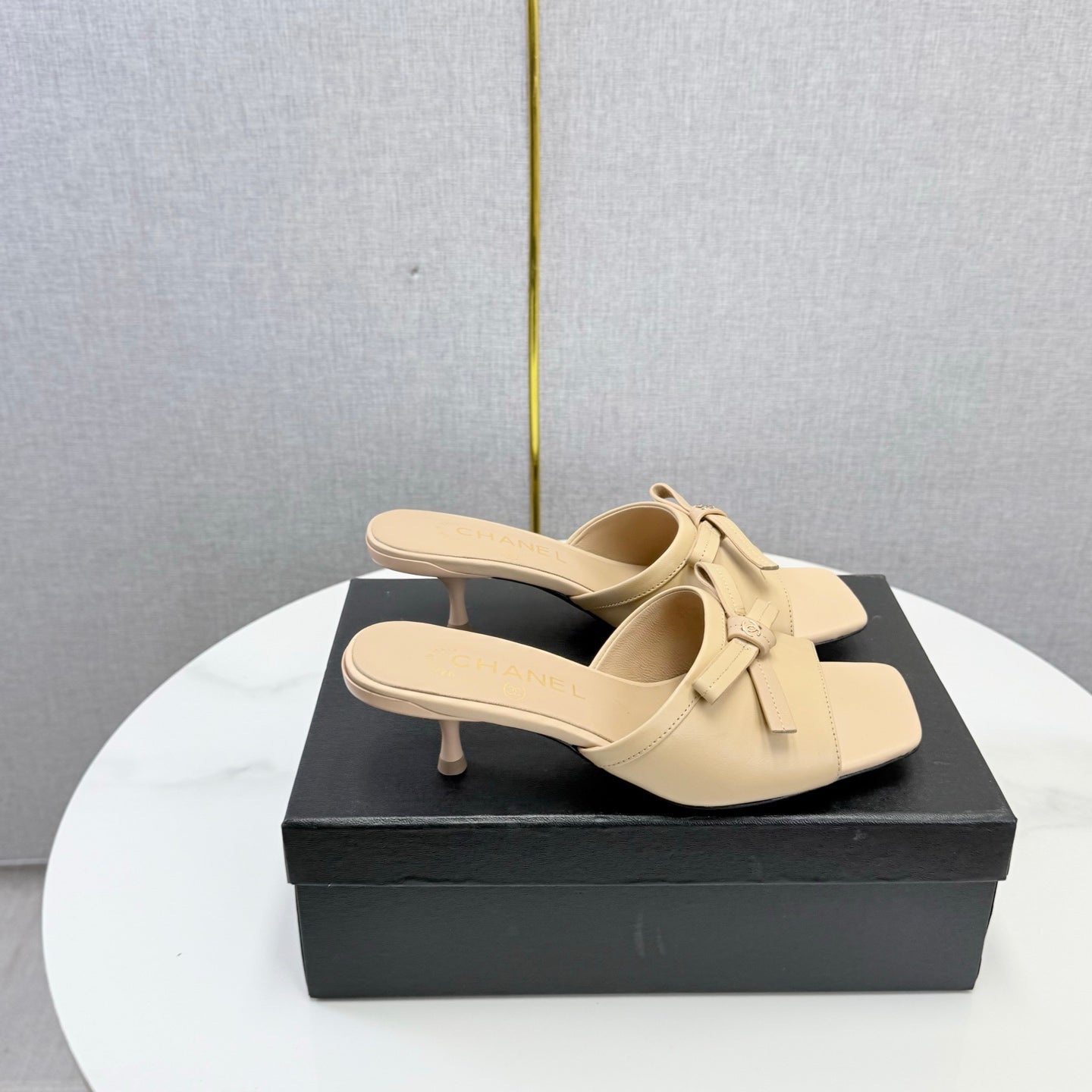 Chanel 2026 Heeled Sandal 35mm Sheepskin 904510