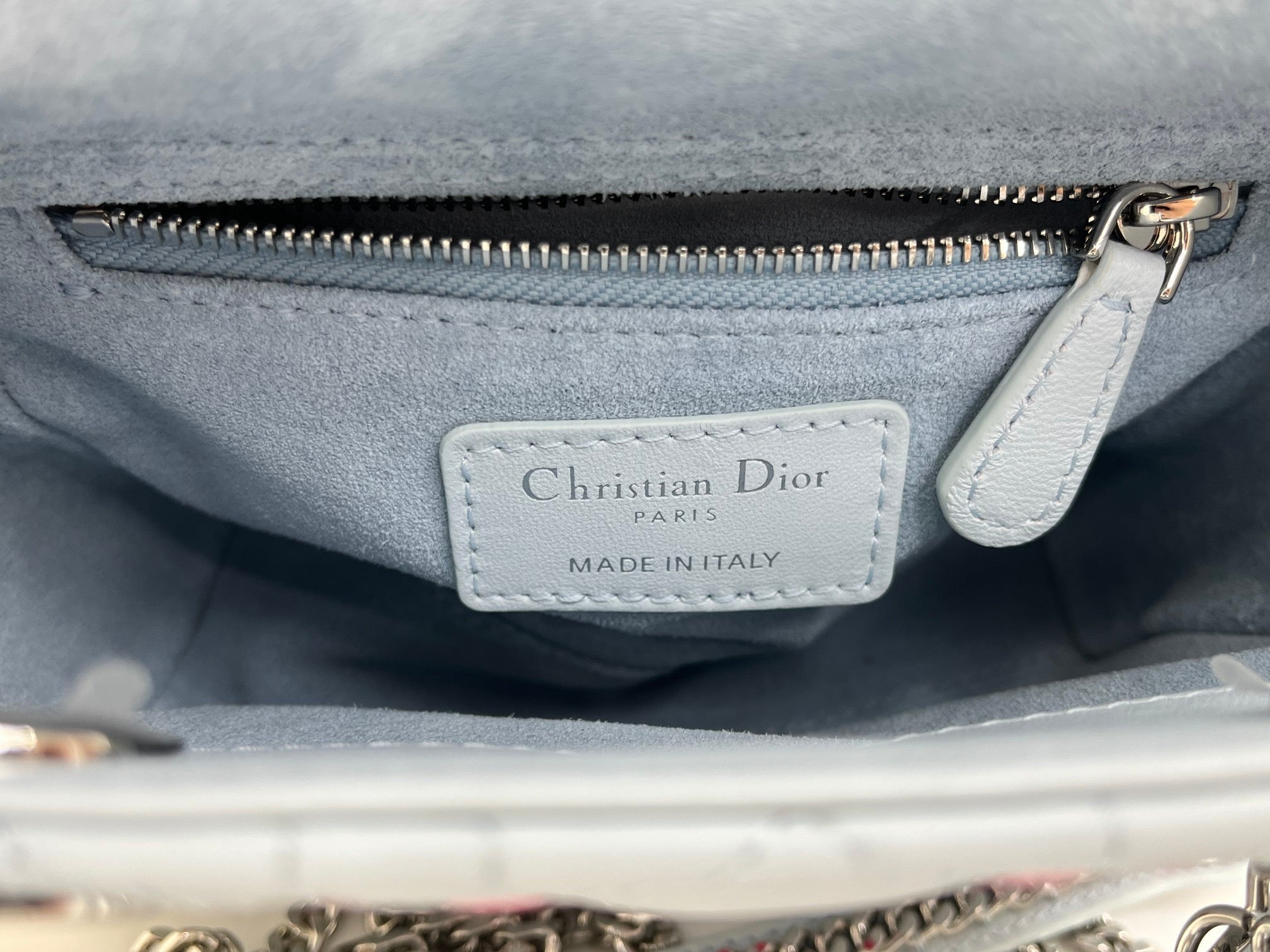 Dior 2026 Bird Rose Design Lady Dior Bag Lambskin
