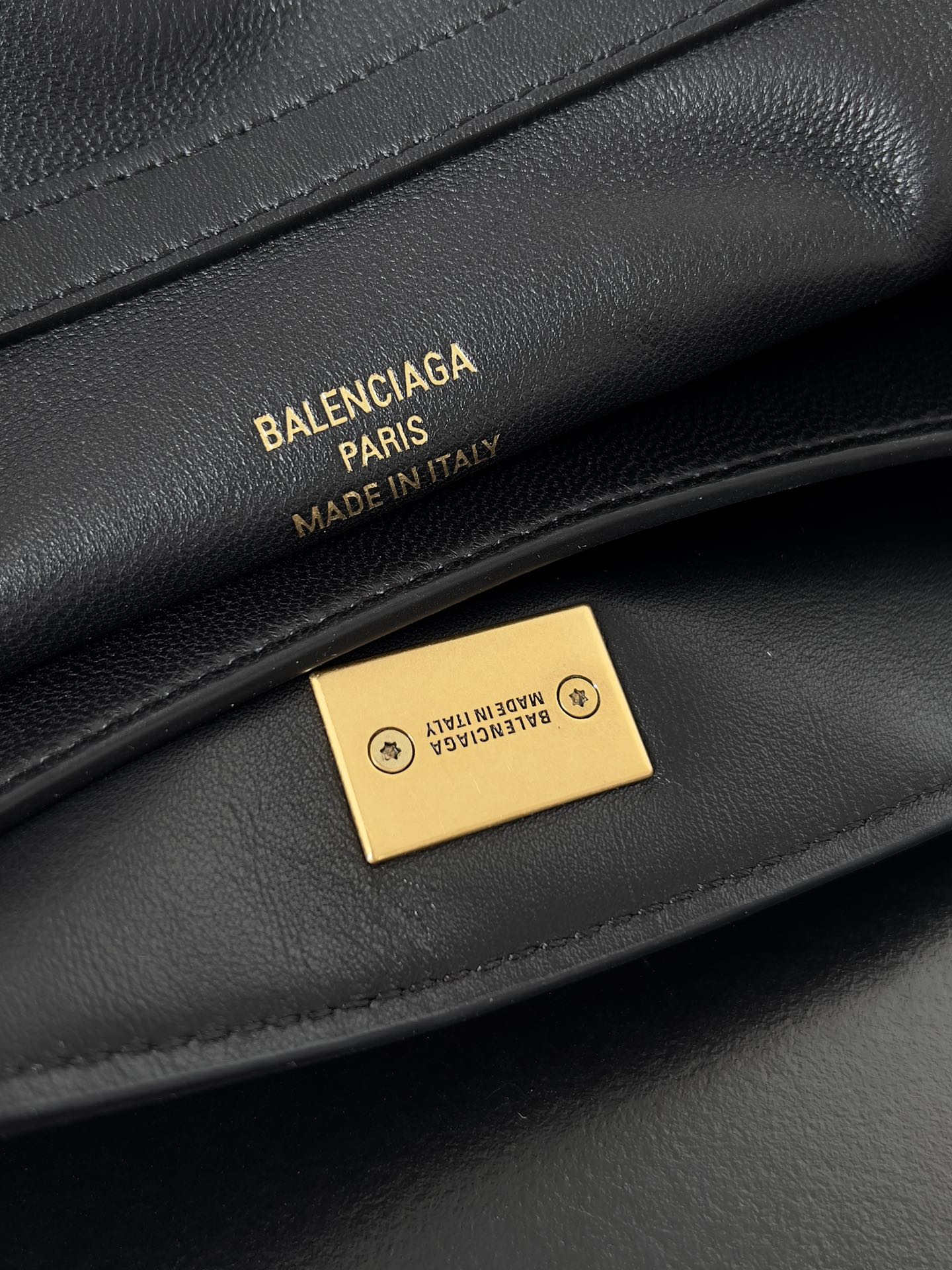 Balenciaga 2026 Rodeo Bag 22 Black Calfskin Gold Hardware 351339