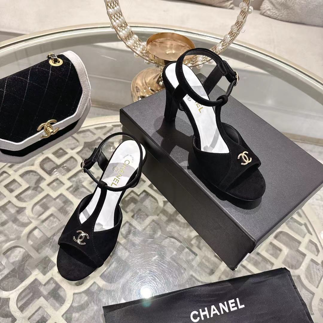 Chanel 2026 Platform Sandals Lambskin 834310