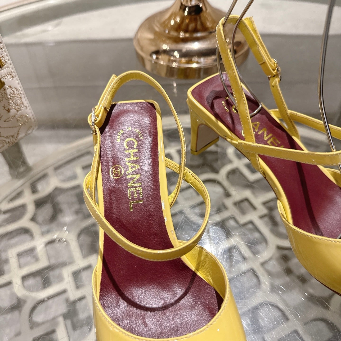 Chanel 2026 Mary Jane Sandals Leather Sheepskin 834483