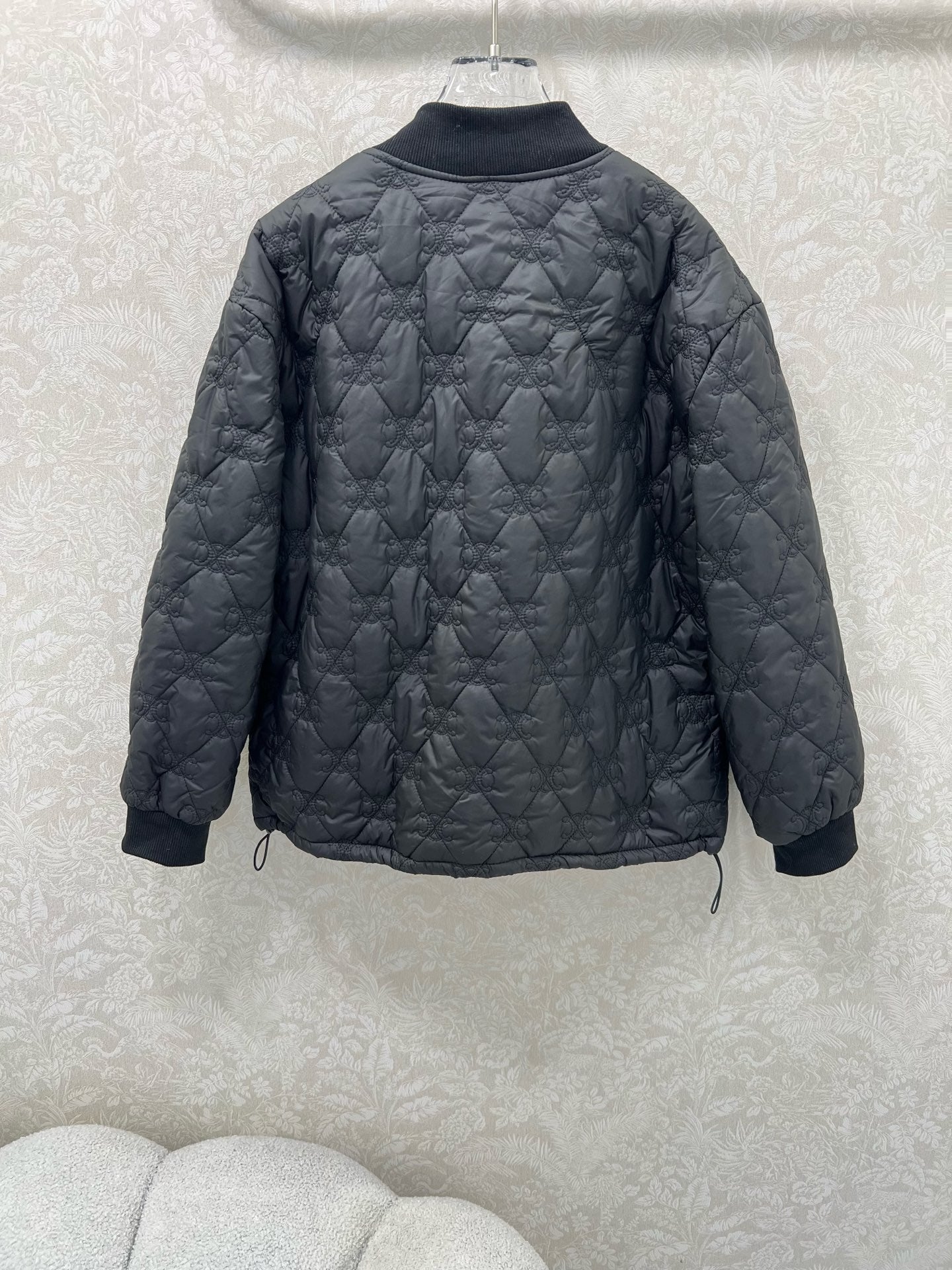 Celine 25 Jacket Black Polyester 302872