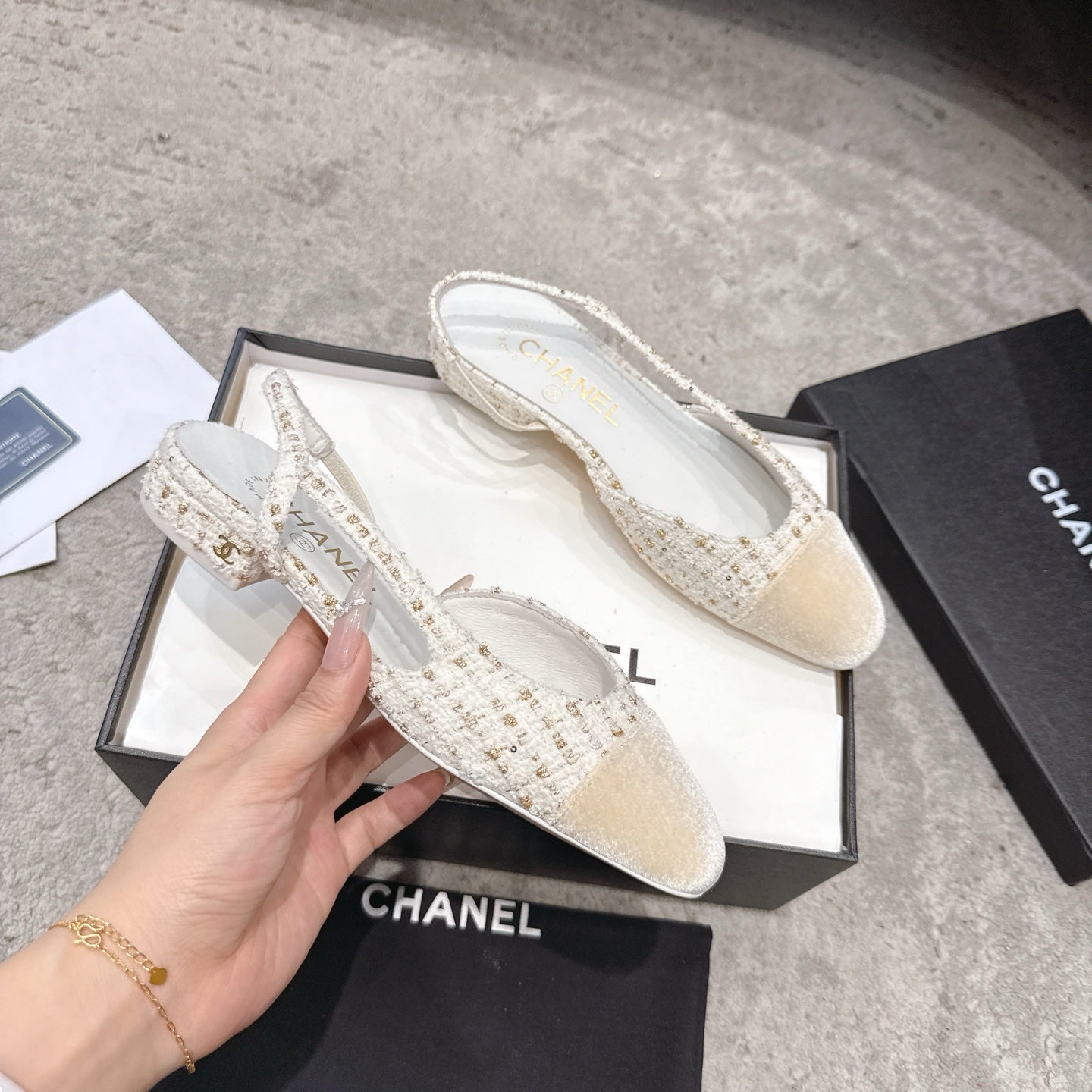 Chanel 2026 Flat Sandals Sheepskin 826287