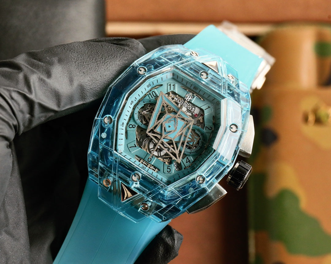 Hublot Big Bang Sang Bleu Blue Ceramic 42MM Watch