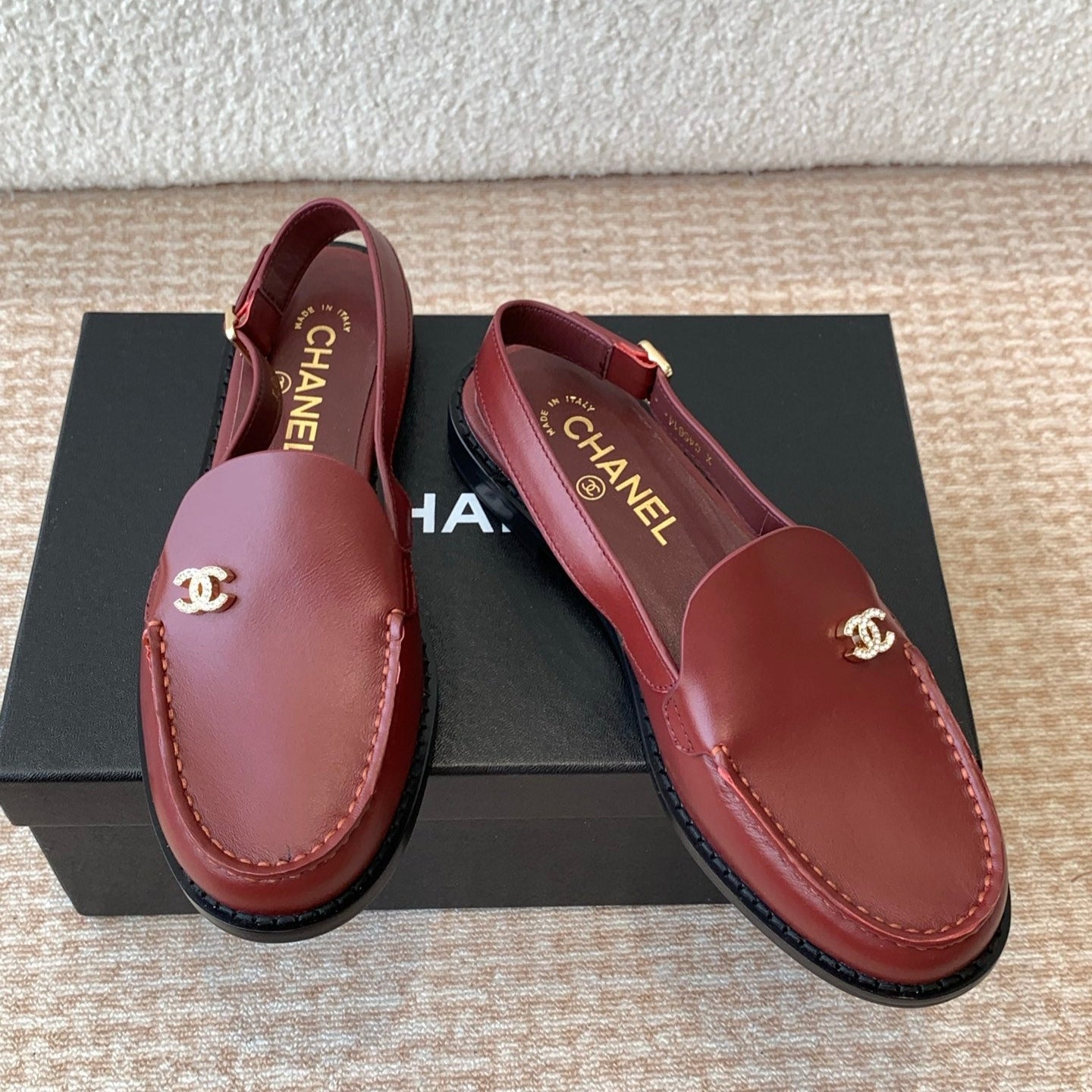CC 25S Slingback Loafer Calfskin