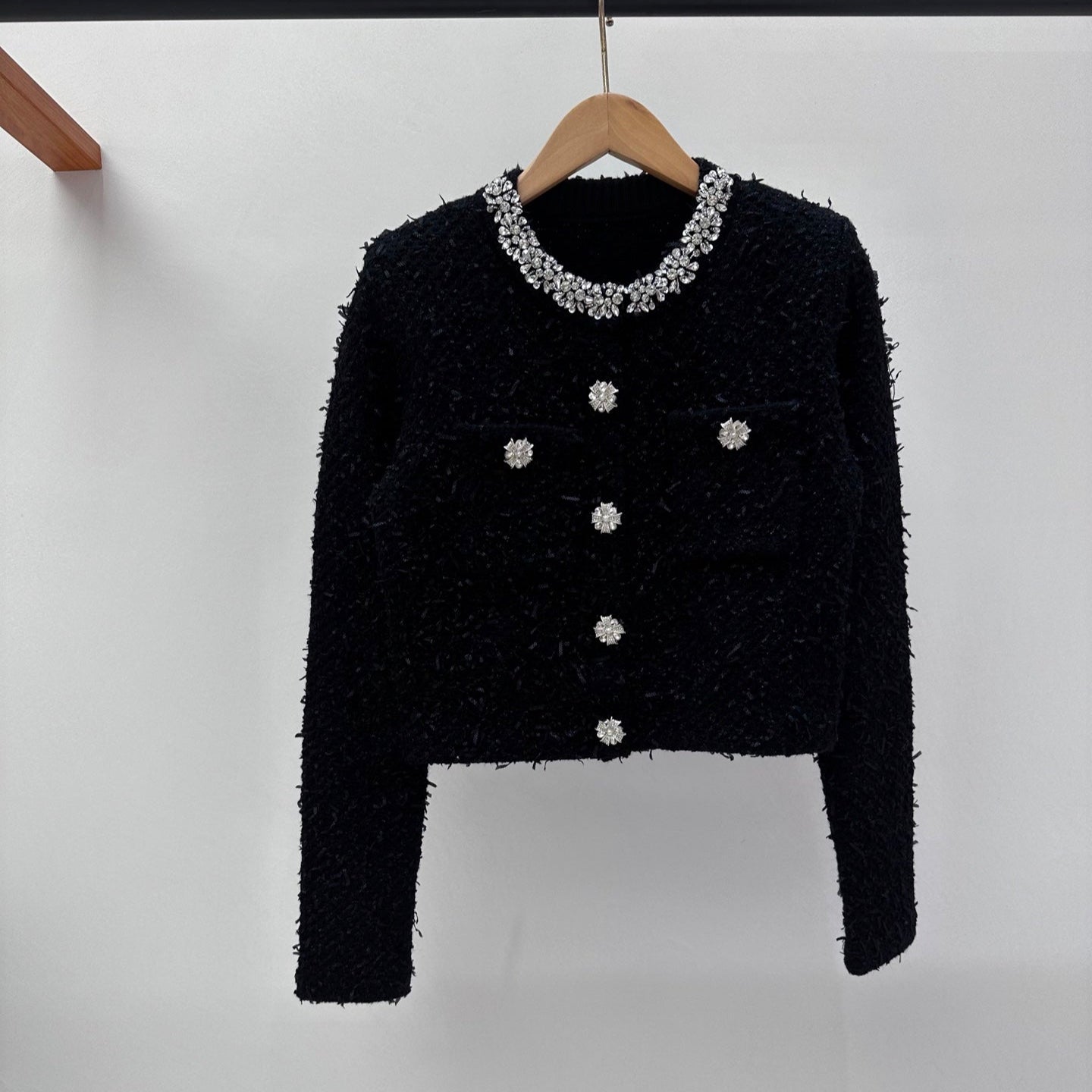 CC 25 knitted Cardigan Black Tweed 59490520