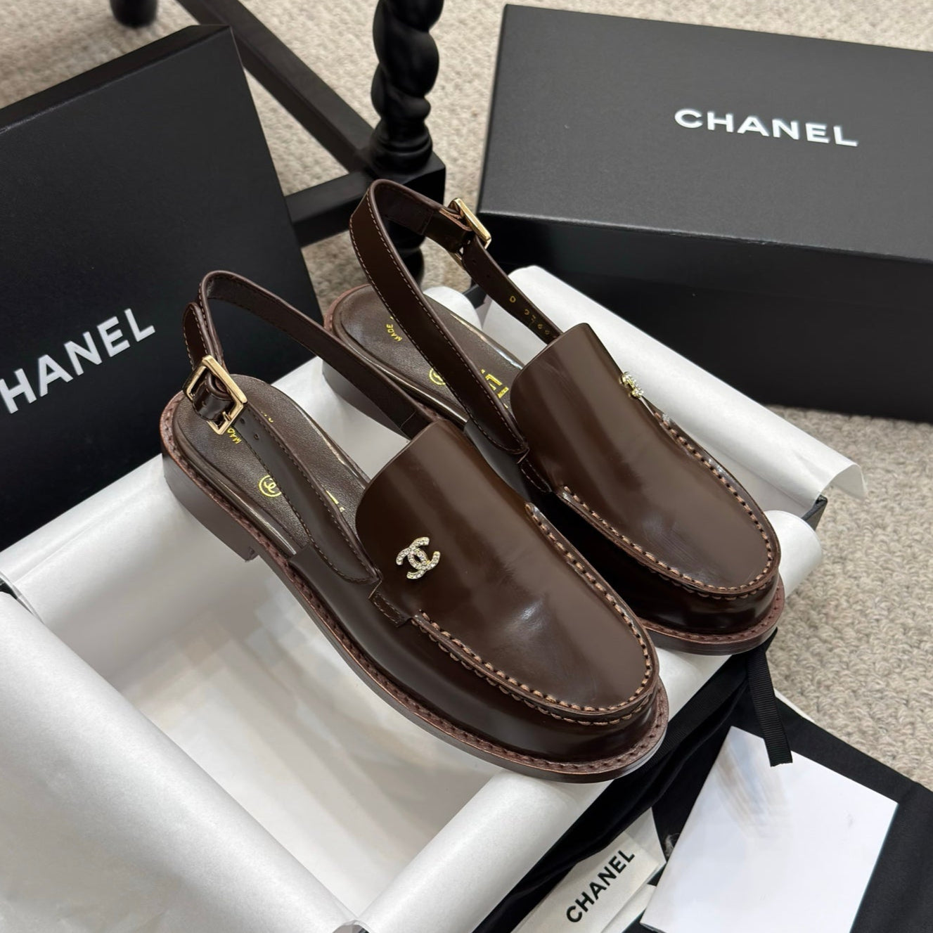 CC 25C Slingback Loafer Patent Leather