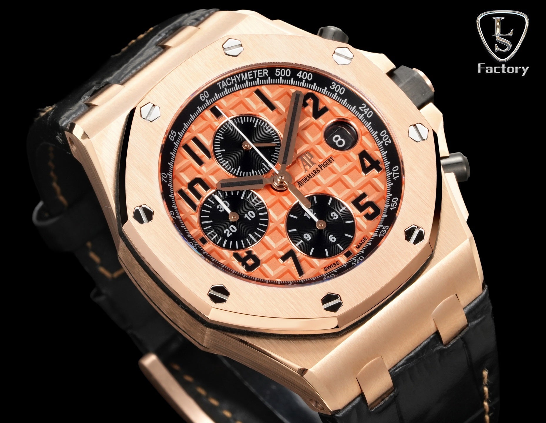 Audemars Piguet Royal Oak Offshore Chronograph 42mm Rose Gold Orange Dial