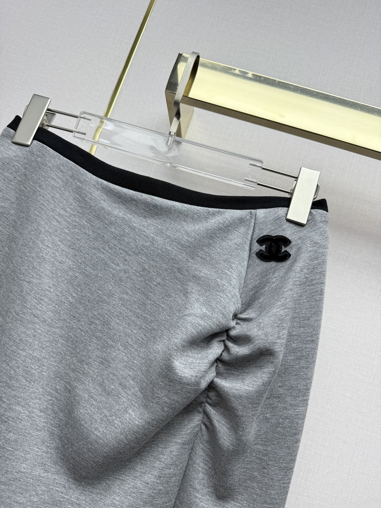 Chanel 2026 T-shirt with Skirt Set Gray Cotton 354770