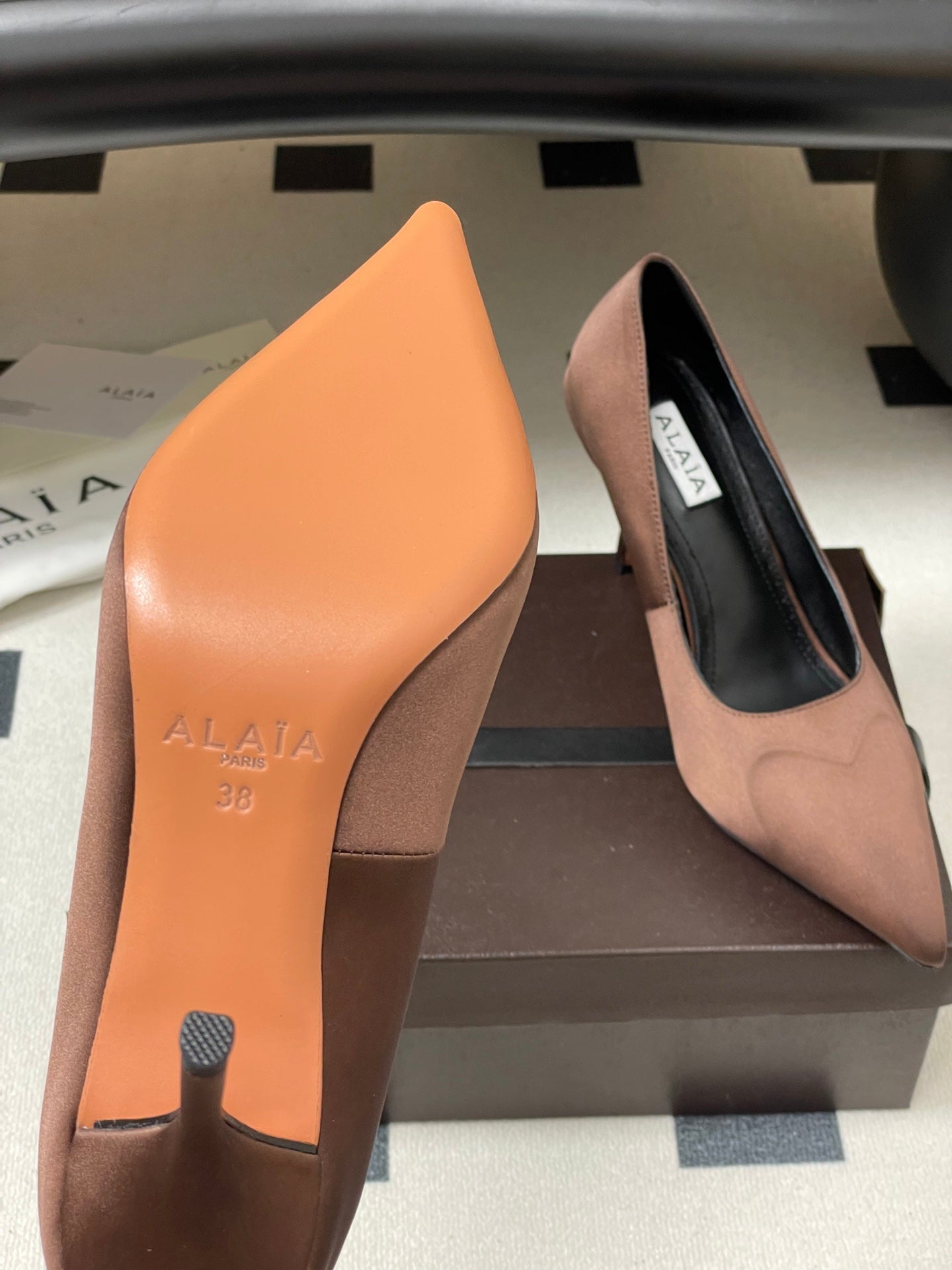 Alaia 2026 Pumps 90mm Silk Satin 777405