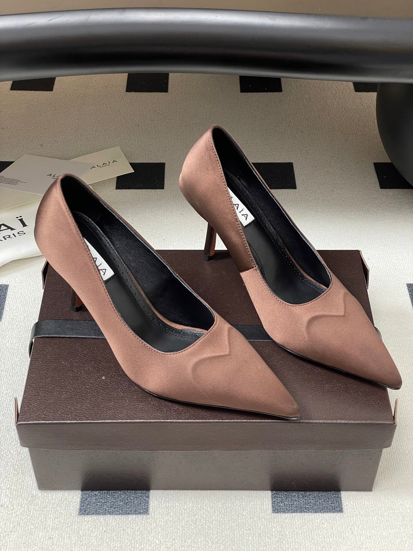 Alaia 2026 Pumps 90mm Silk Satin 777405