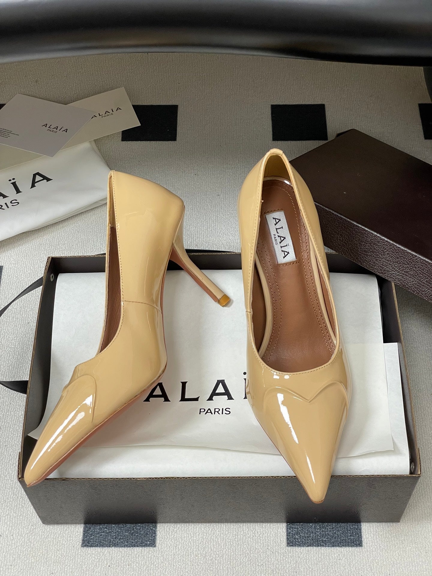 Alaia 2026 Pumps 90mm Patent Leather 777409