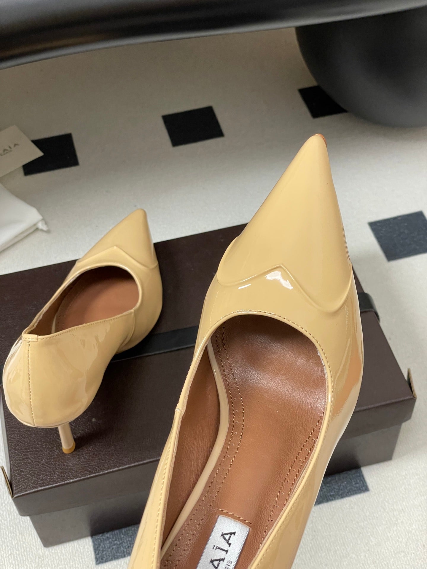 Alaia 2026 Pumps 90mm Patent Leather 777409