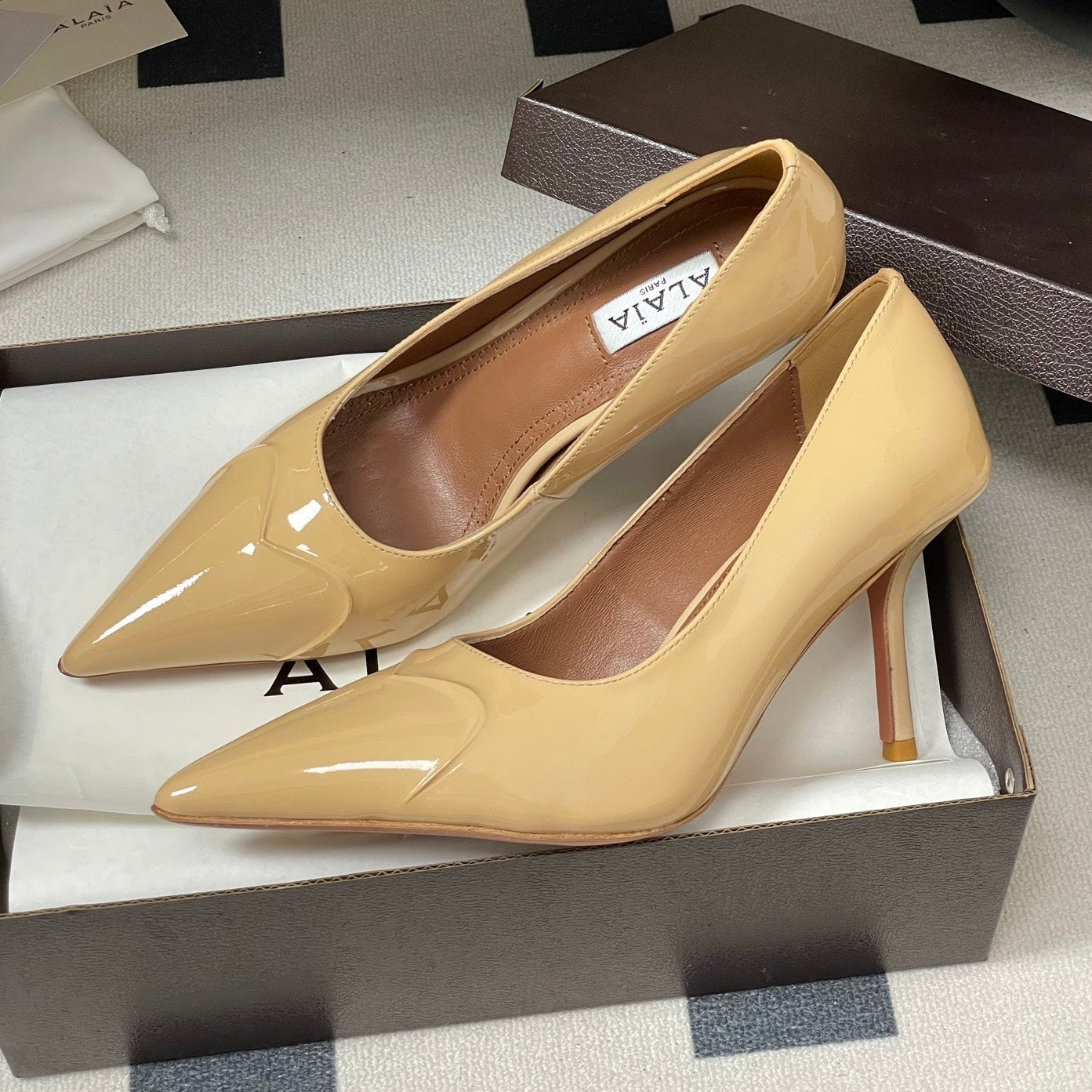 Alaia 2026 Pumps 90mm Patent Leather 777409