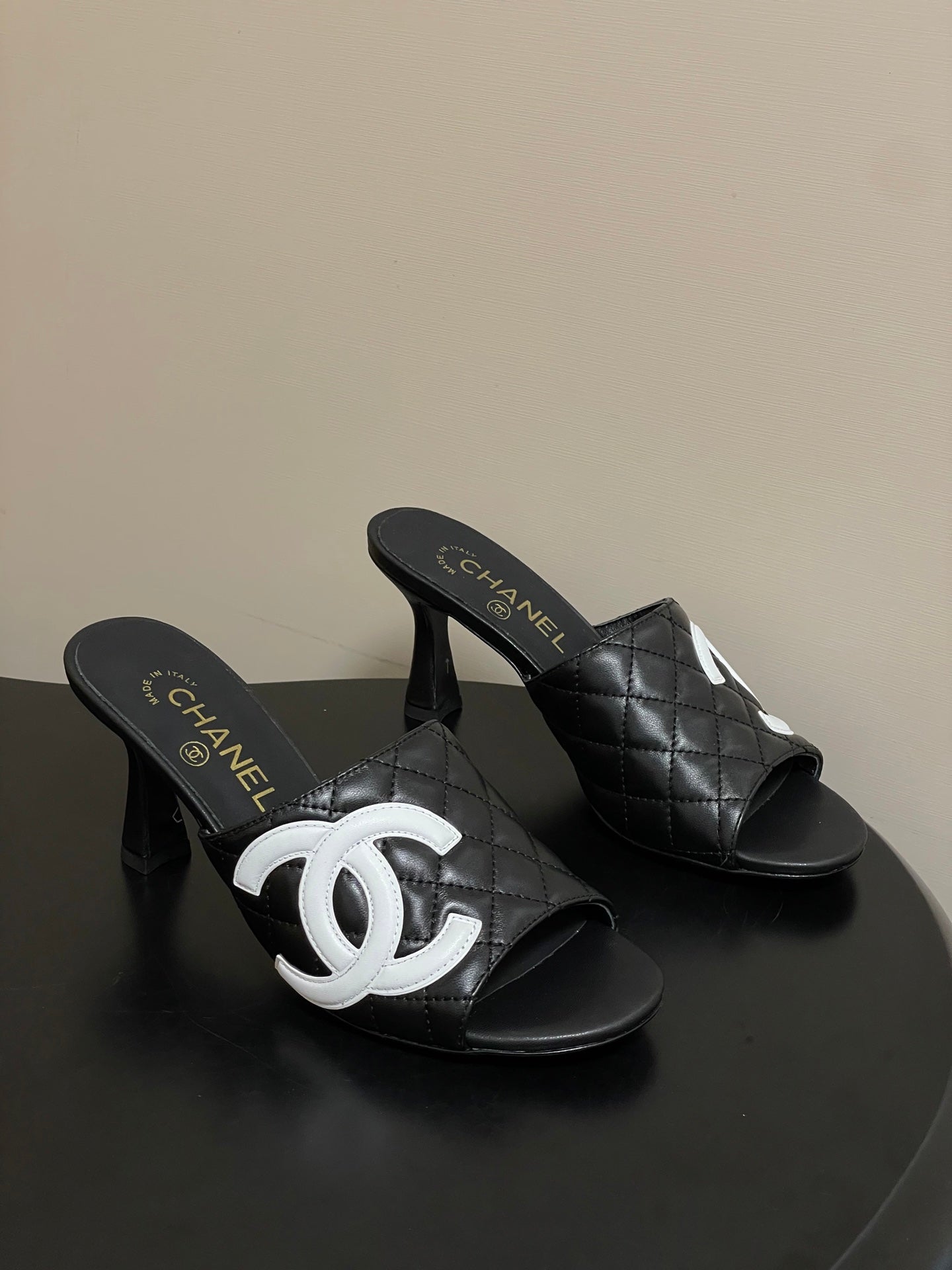 Chanel 2026 High-Heeled Sandals Lambskin Sheepskin 834712