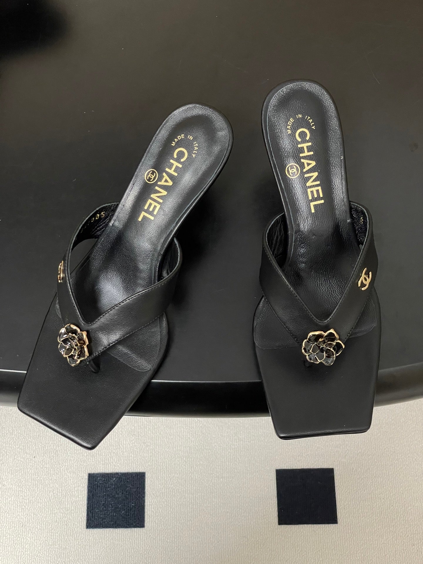Chanel 2026 Square Toe Slingback Sandals Cowhide Sheepskin 834729