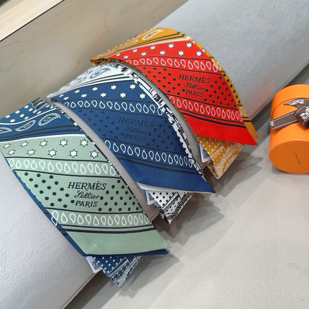CC Slim Bandeau 120 CM In Colorful Silk Twill 287555