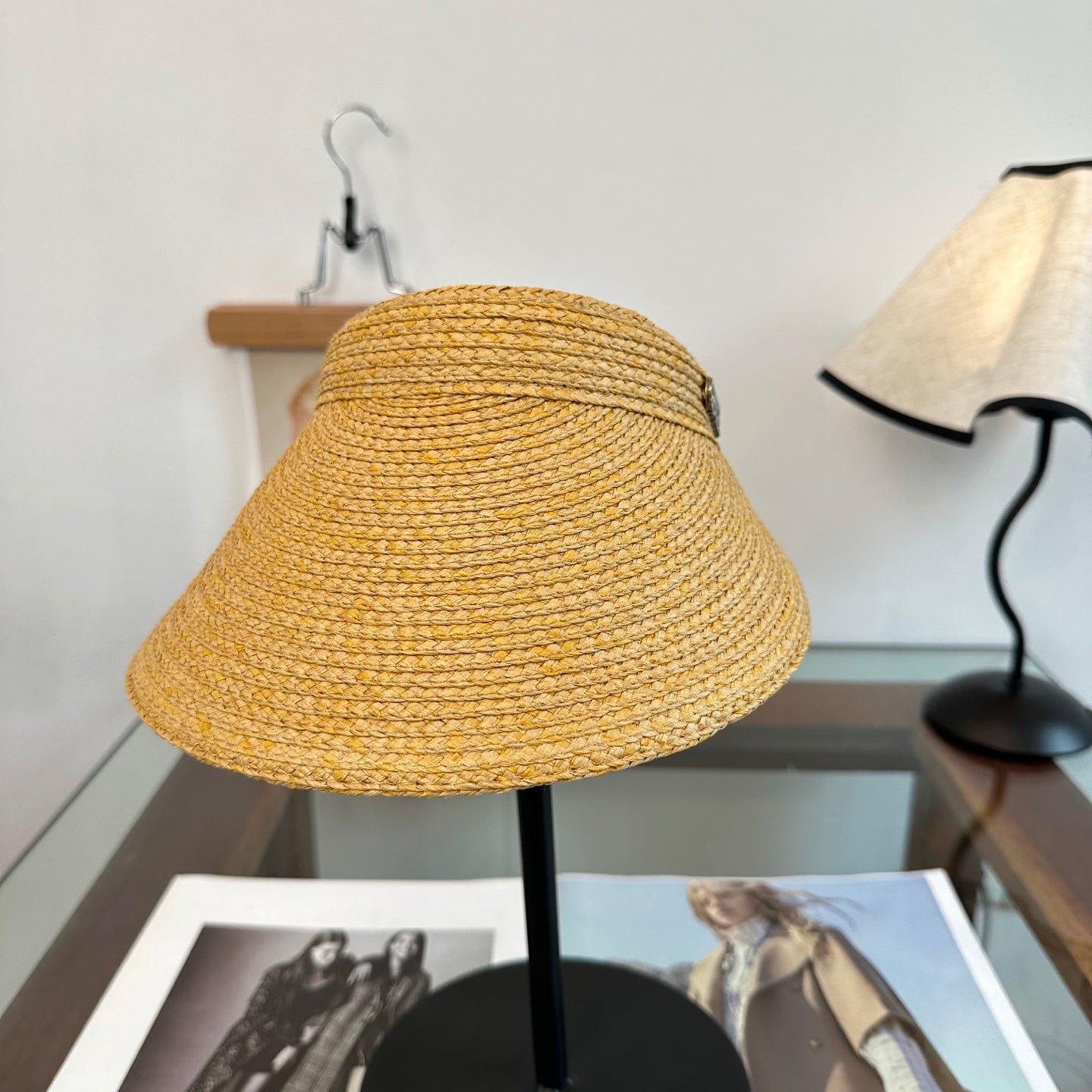 Chanel Visor Hat Raffia 343482