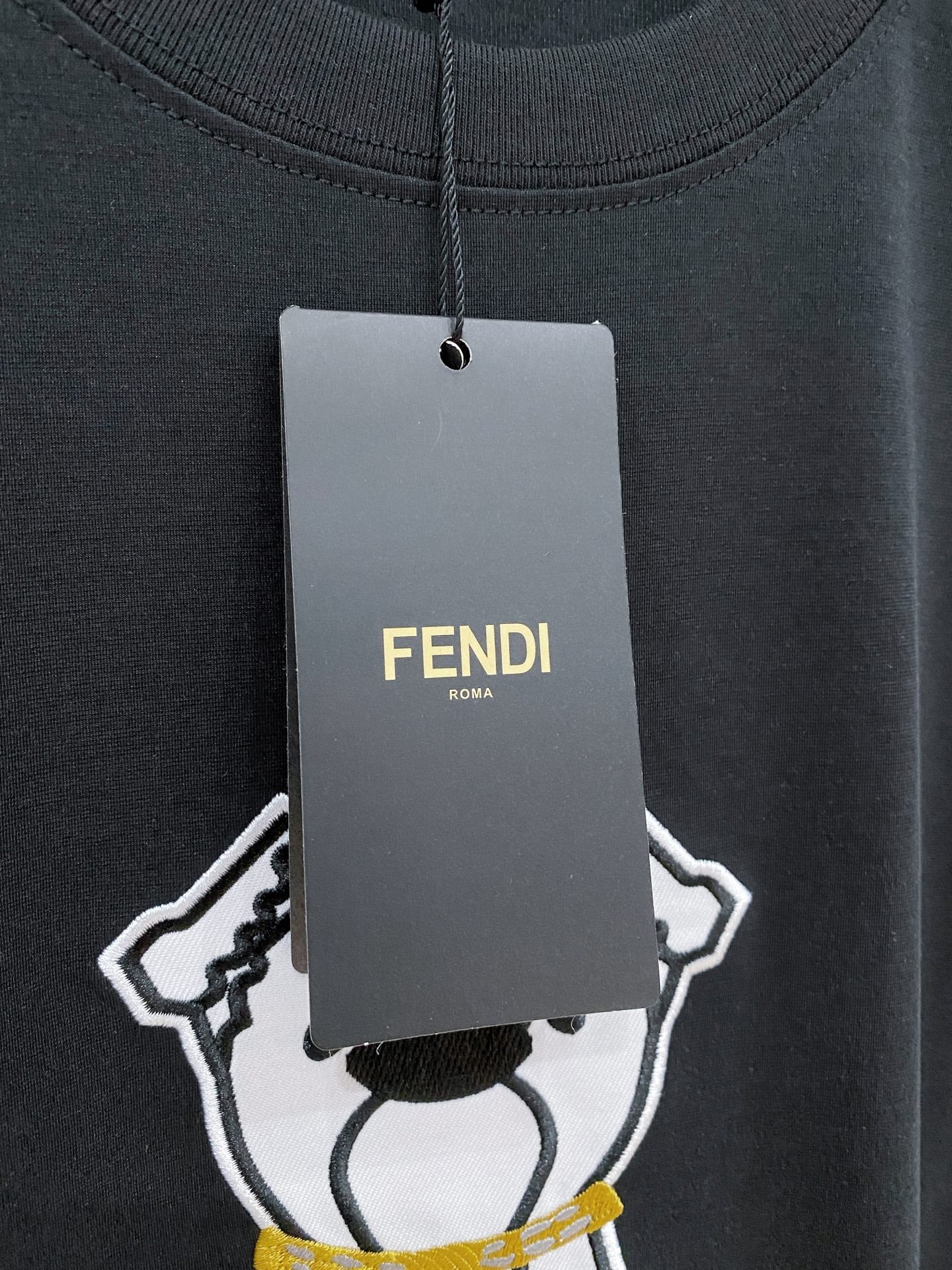 Fendi 2026 Men's Short-Sleeve T-Shirt Cotton 736024