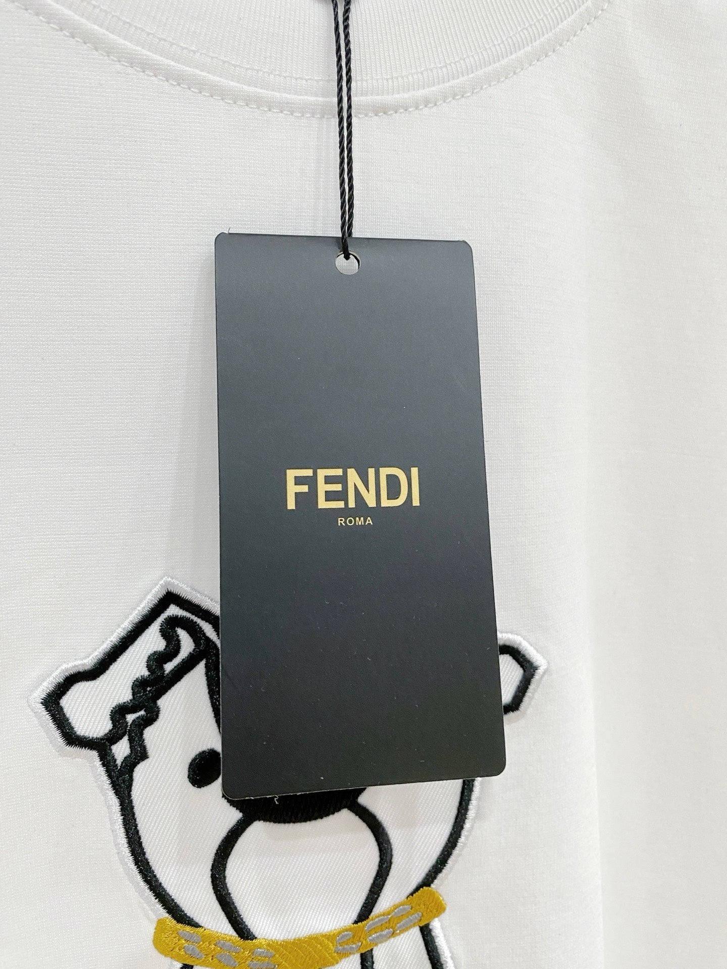 Fendi 2026 Men's Short-Sleeve T-Shirt Cotton 736024
