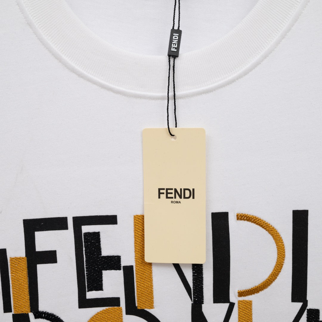 Fendi 2026 Men's Short Sleeved Shirt Cotton 828817