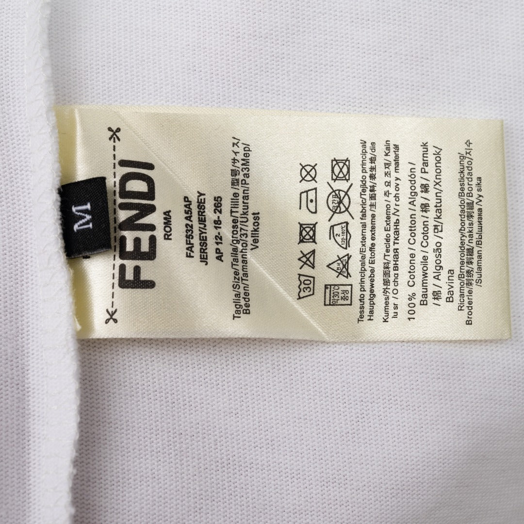 Fendi 2026 Men's Short Sleeved Shirt Cotton 828817