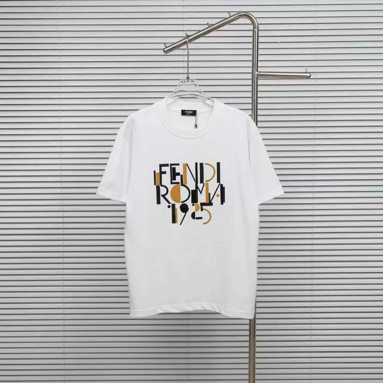 Fendi 2026 Men's Short Sleeved Shirt Cotton 828817