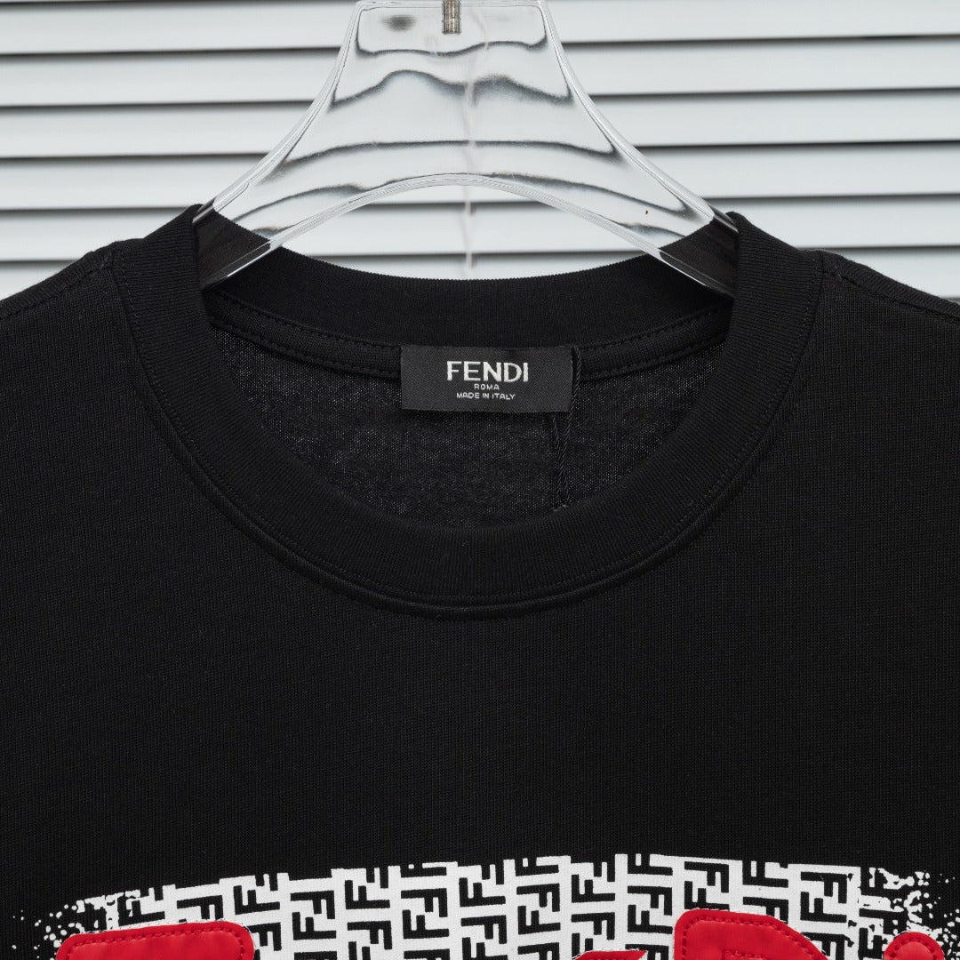 Fendi 2026 Men's Short Sleeved Shirt Cotton 828857