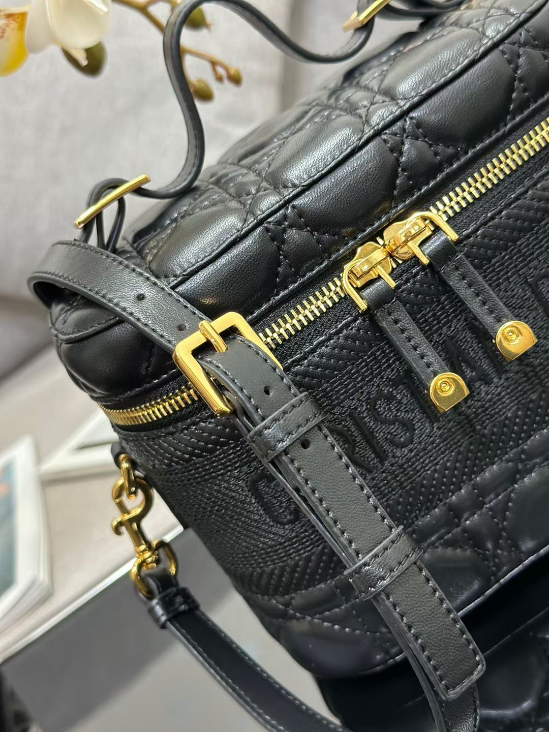Dior 2026 Vanity Case 18.5cm Lambskin 158275