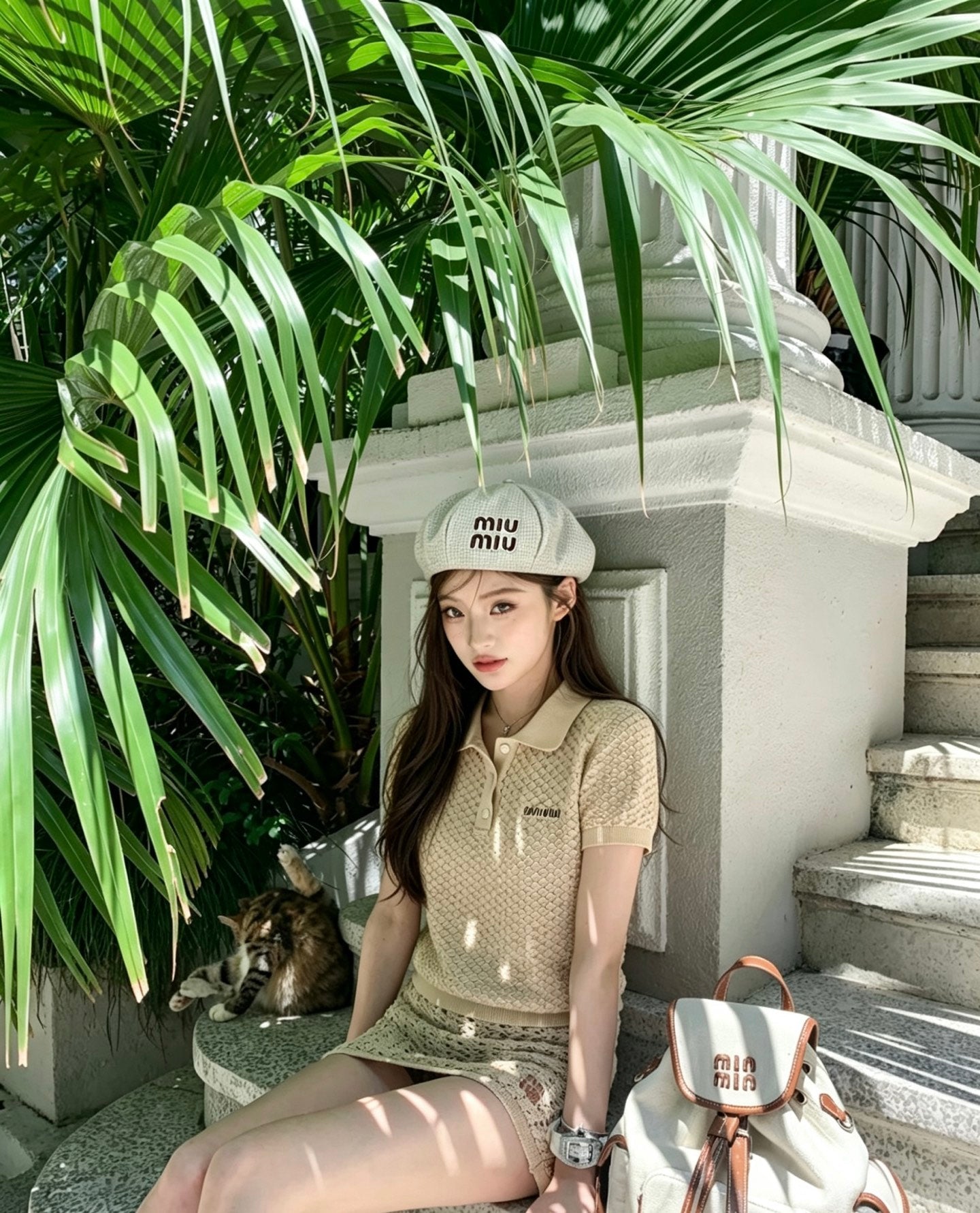 Miumiu Beret Cotton 212924