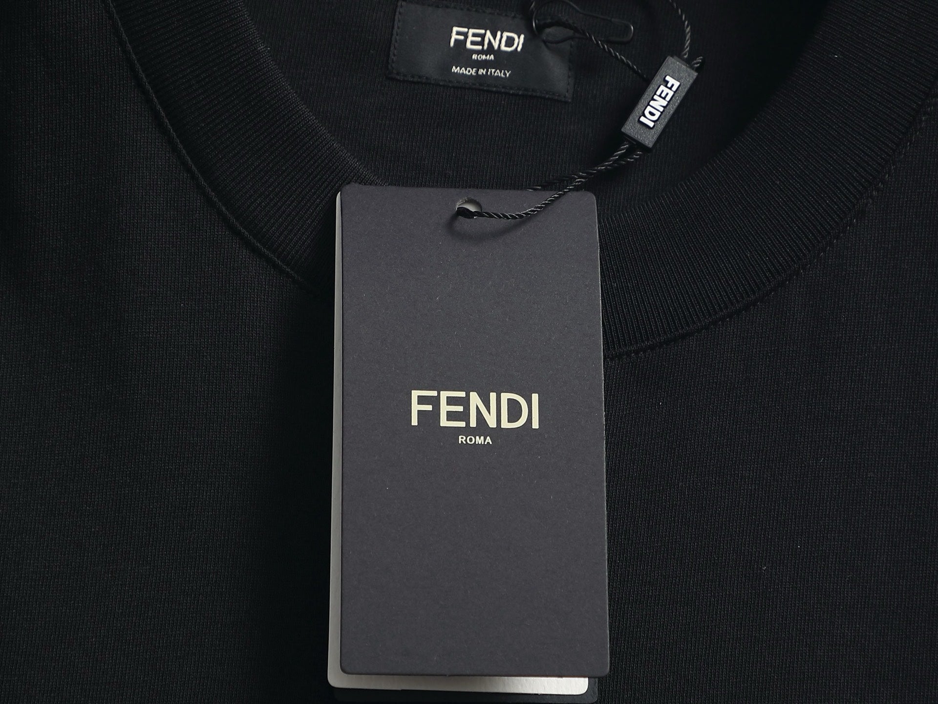 Fendi 2026 Logo Embroidered T-Shirt Cotton 829804