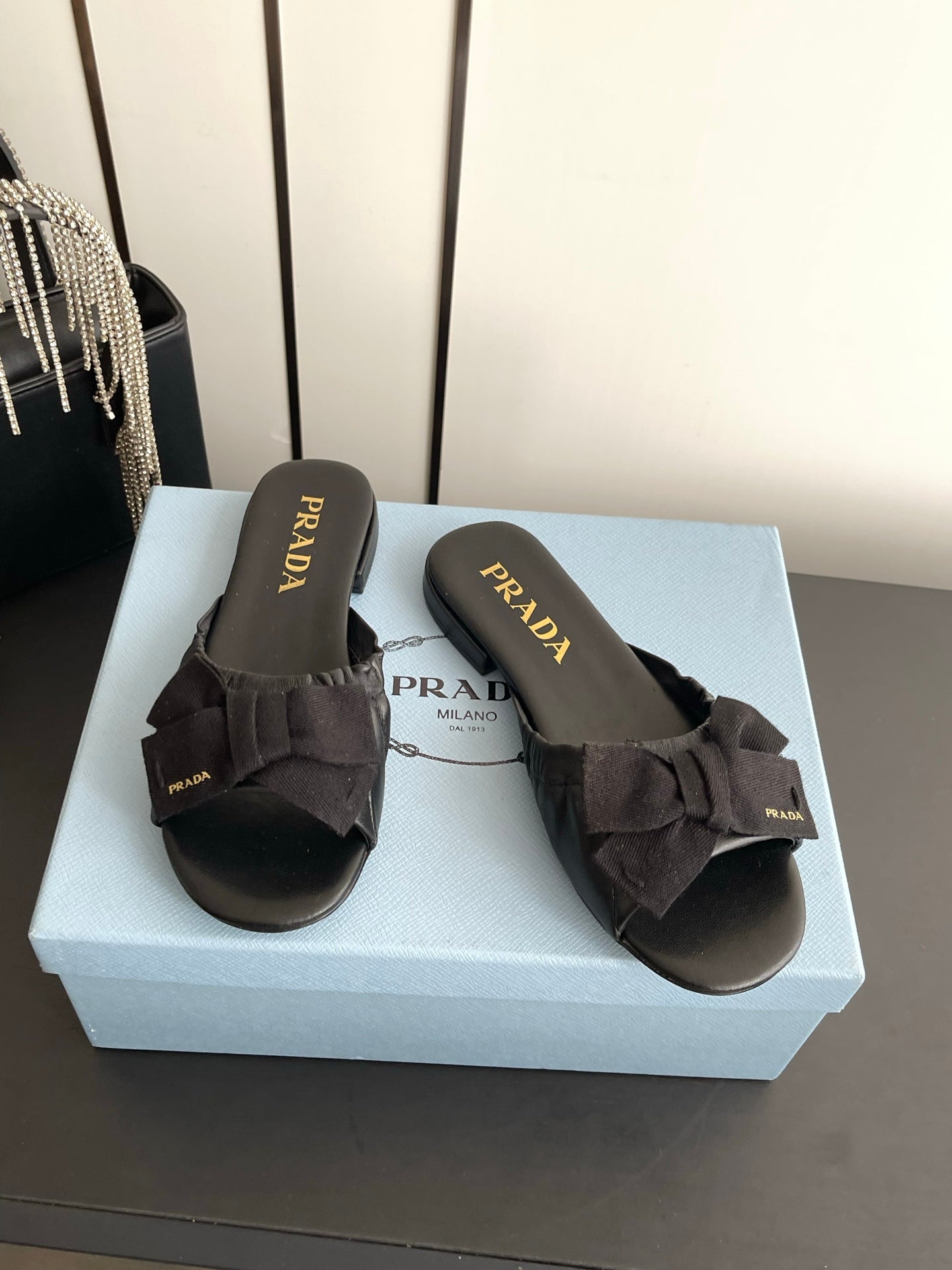 Prada 2026 Sandal Fabric Leather 847925