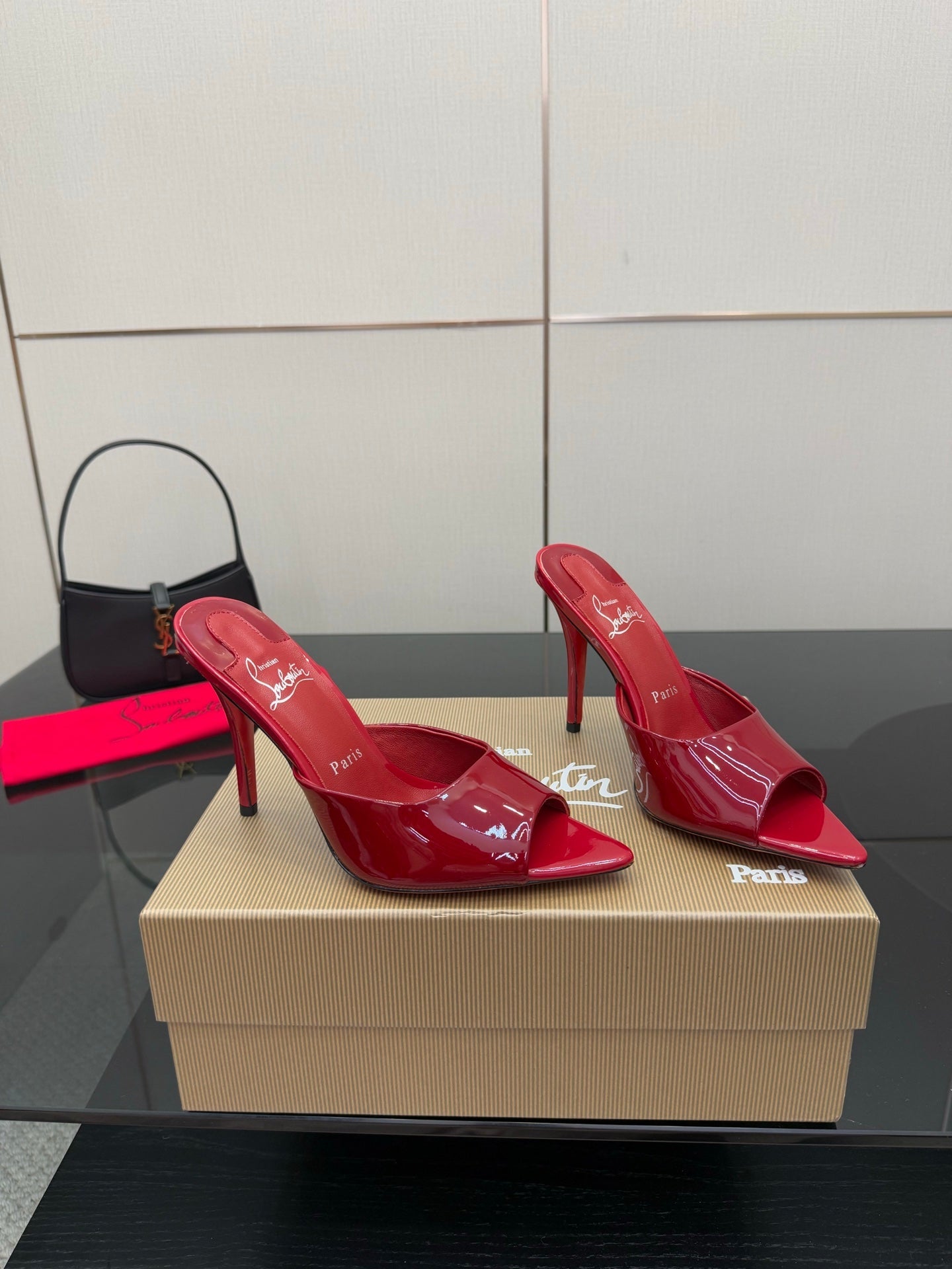 CL 26SS High Heel Sandals 100 Patent Leather 532171