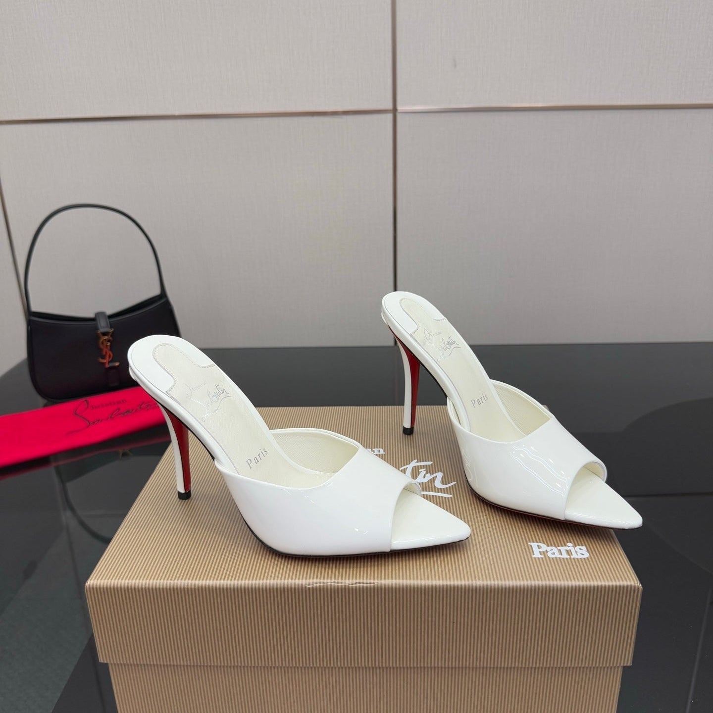 CL 26SS High Heel Sandals 100 Patent Leather 532171