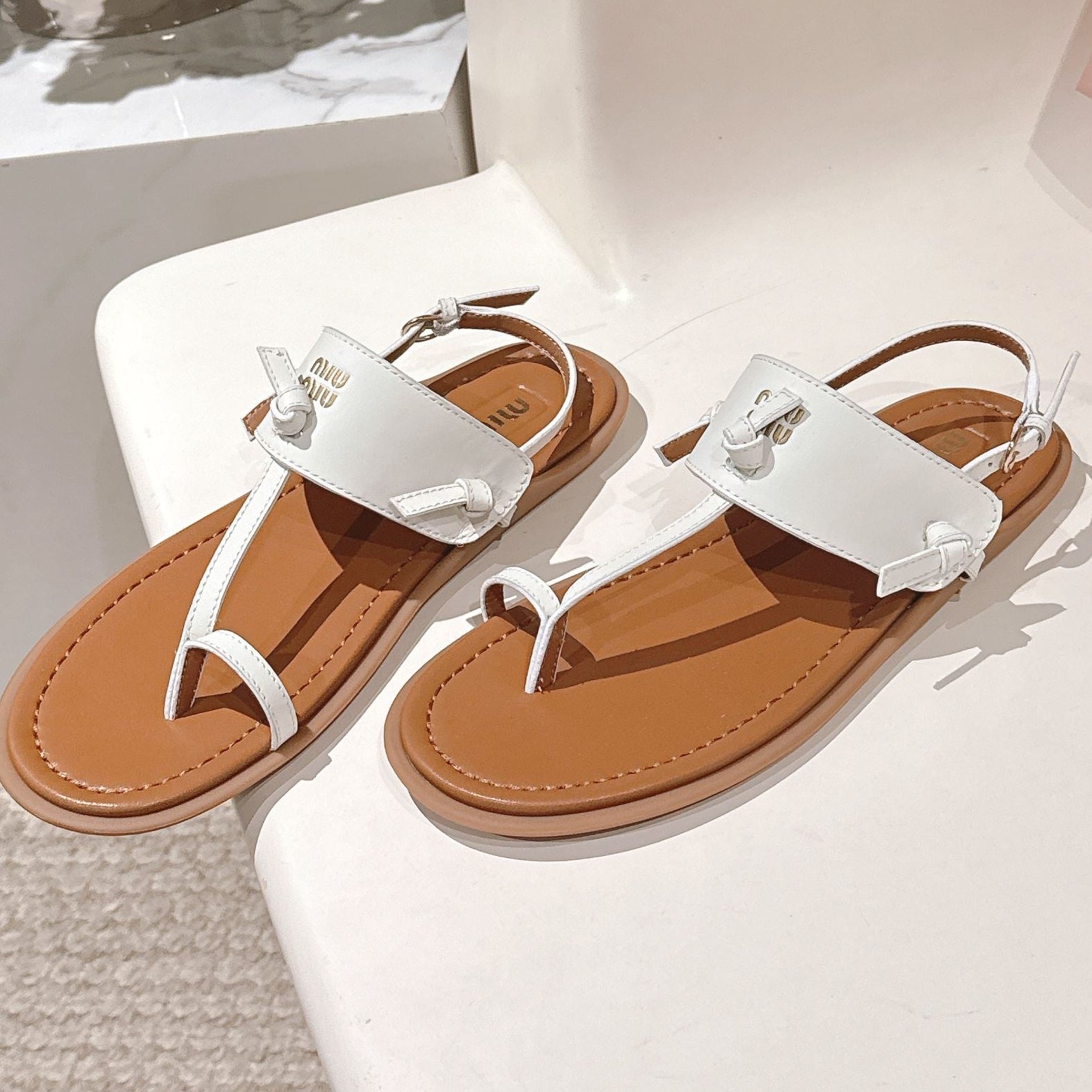 Miu Miu 2026 Sandal with Strap Leather 620680