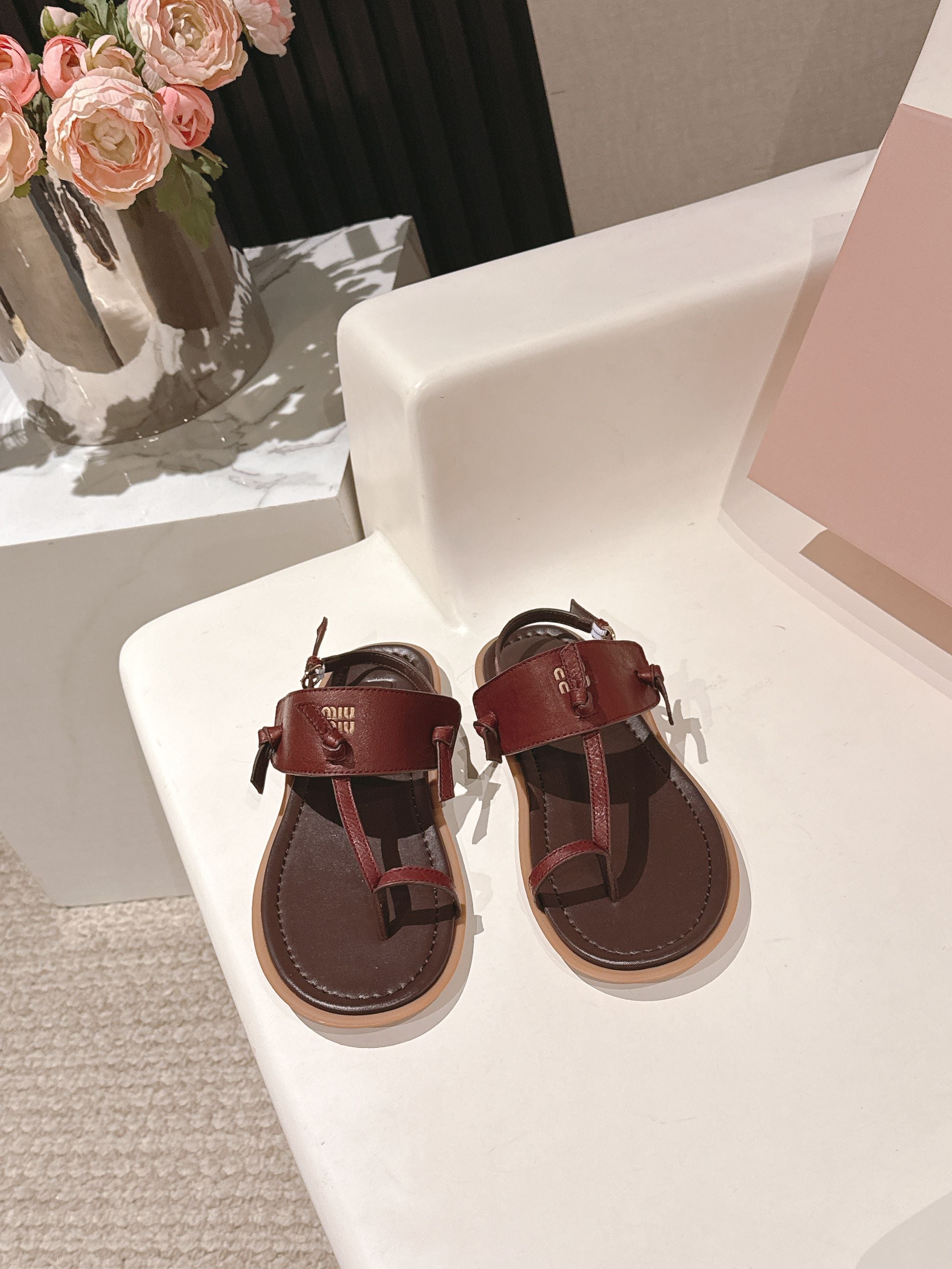 Miu Miu 2026 Sandal with Strap Leather 620680