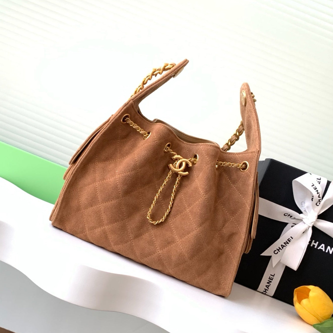 CC 25C Hobo Bag 30cm Suede