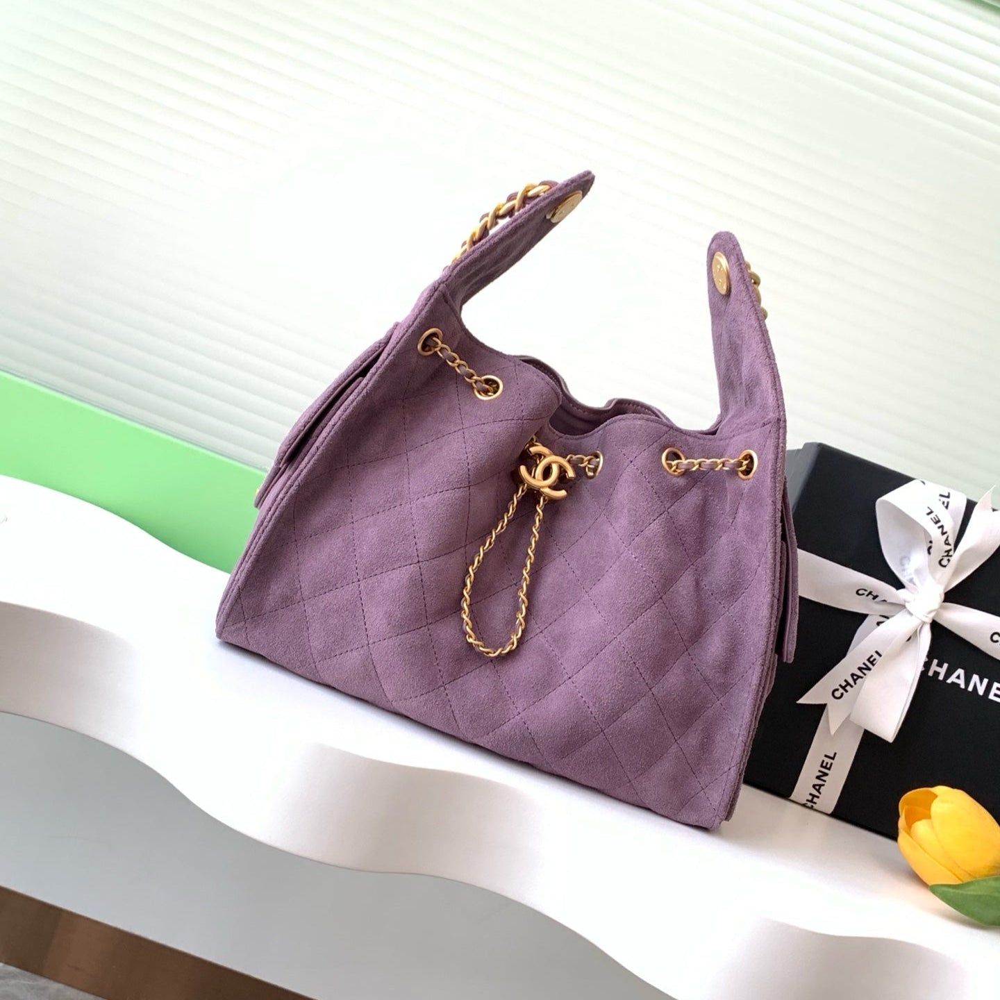 CC 25C Hobo Bag 30cm Suede