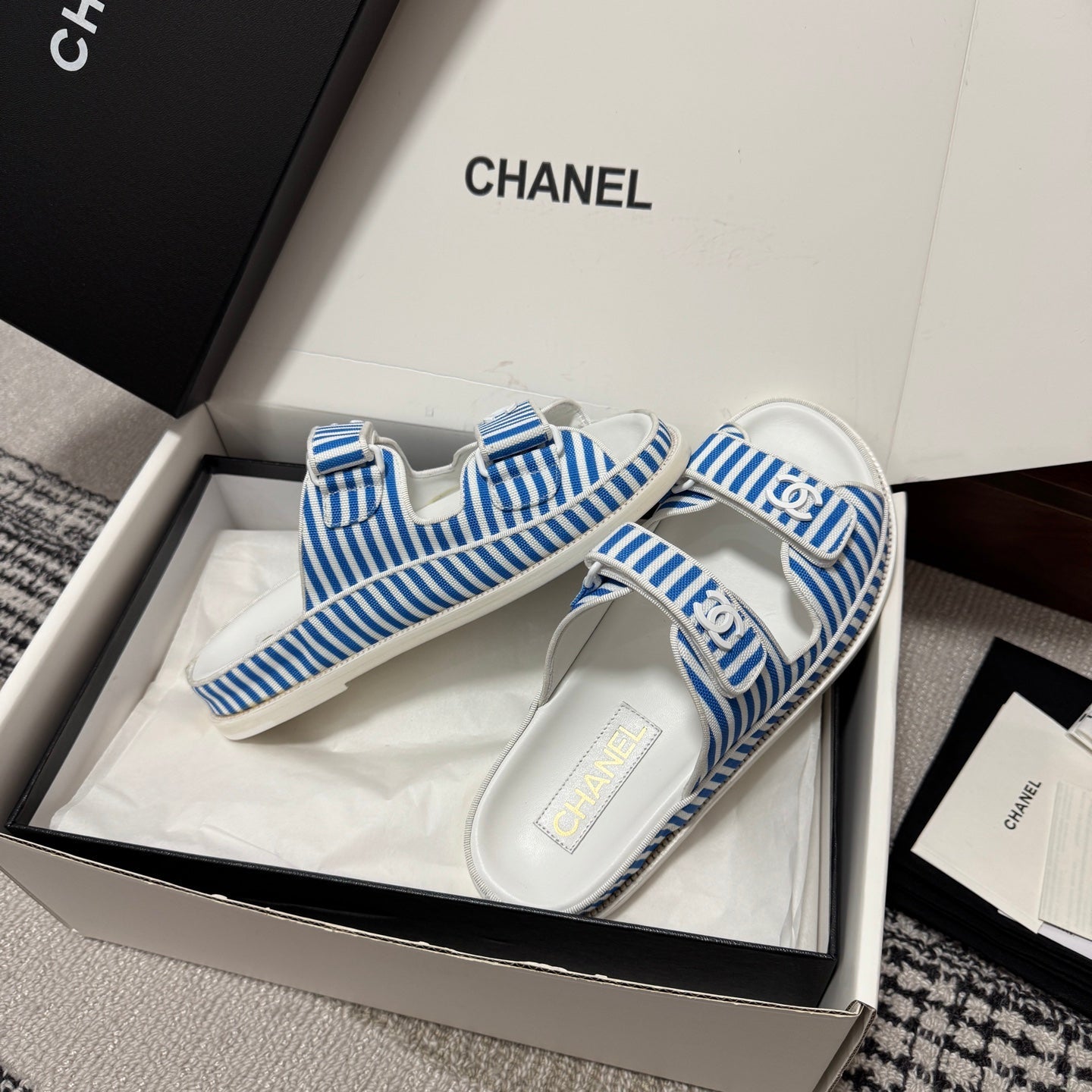 Chanel 2026 Dad Sandals 25mm Fabric 802917