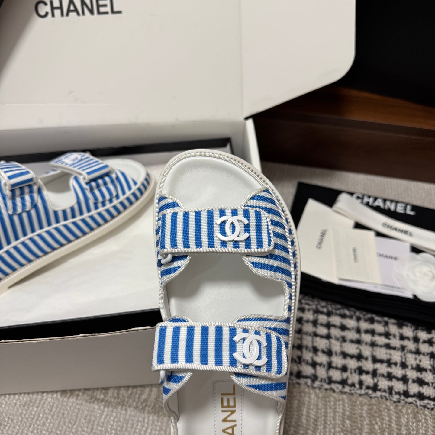 Chanel 2026 Dad Sandals 25mm Fabric 802917