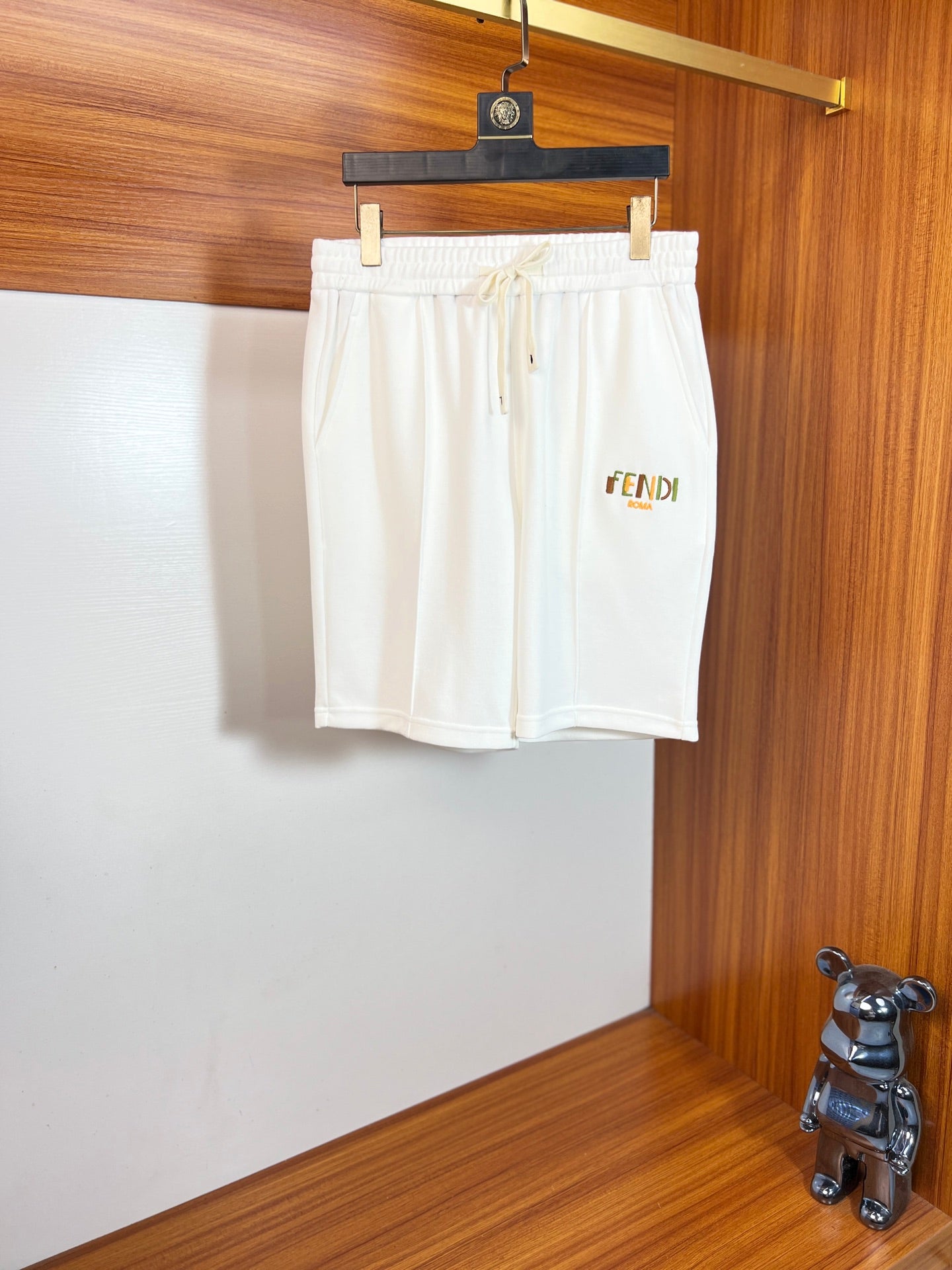 Fendi 2026 Men's Five-Point Shorts Cotton 804096
