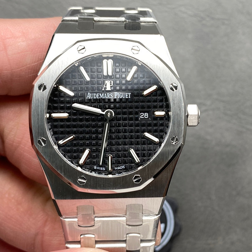 Audemars Piguet Royal Oak Lady 33mm Steel Case Black Dial