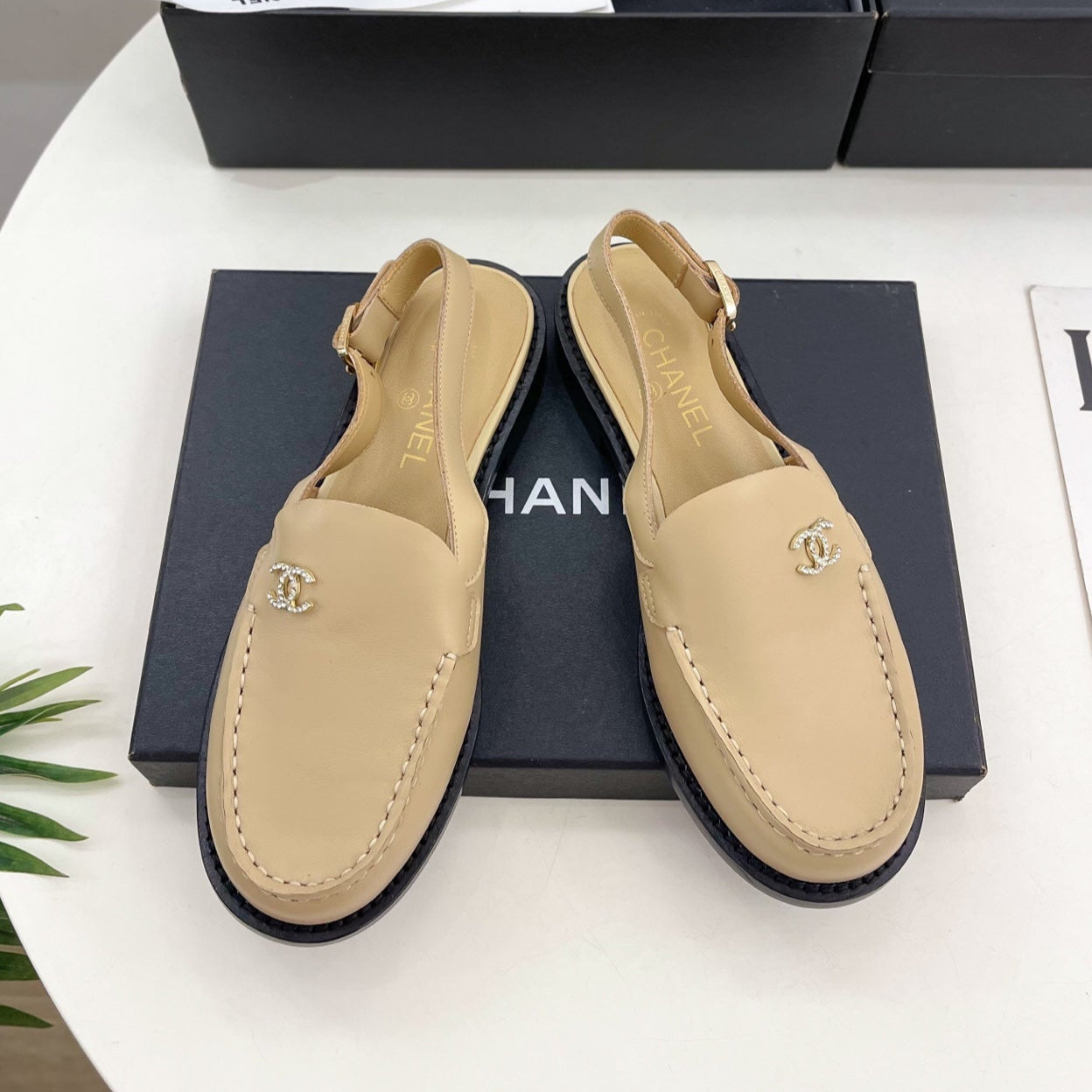 CC 25S Slingback Loafer Calfskin