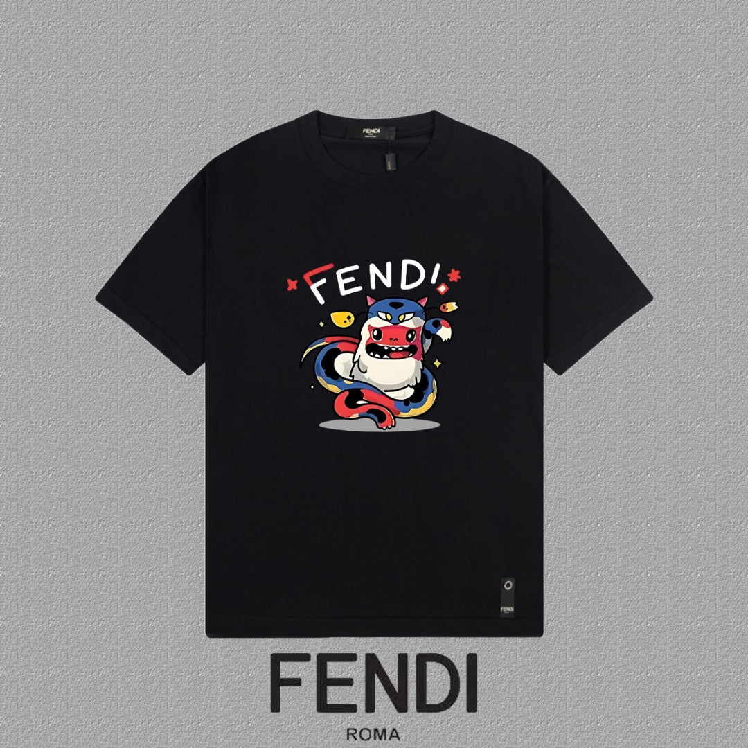 Fendi 2026 Men's Short-Sleeve T-Shirt Cotton 806078