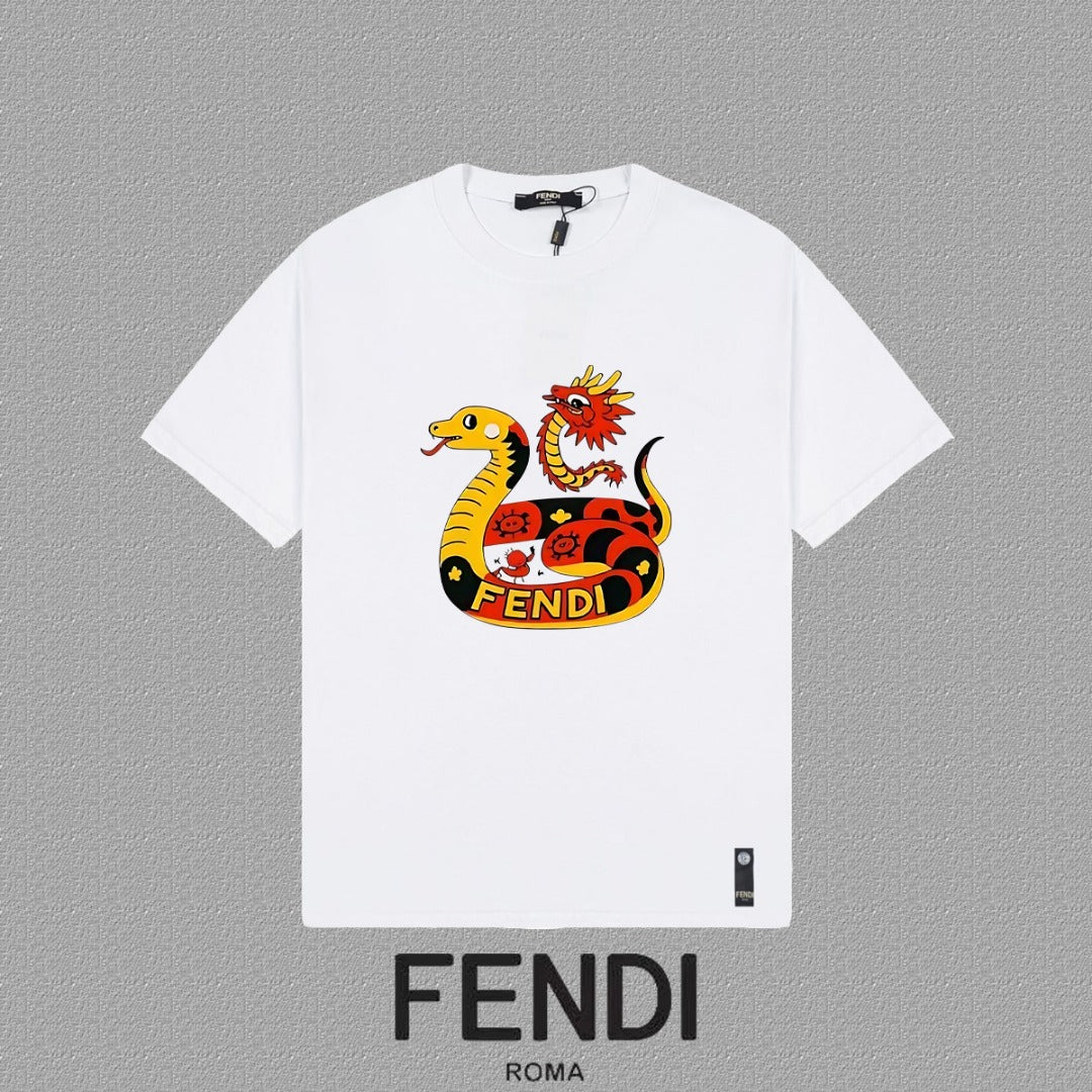 Fendi 2026 Men's Short-Sleeve T-Shirt Cotton 806087