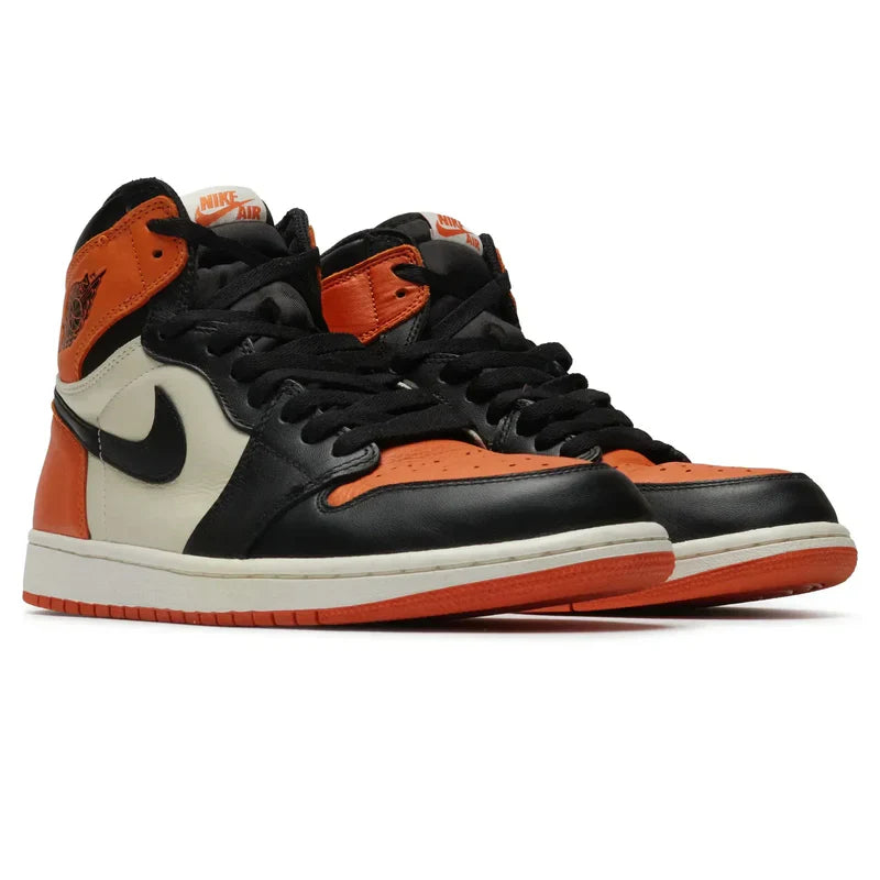 Nike Air Jordan 1 Retro Orange Black Cowhide