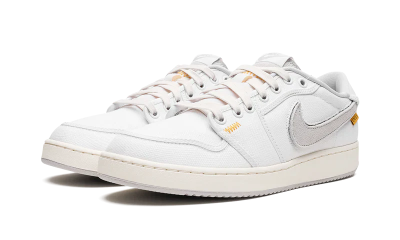 Nike Air Jordan 1 White Neutral Grey Suede Leather