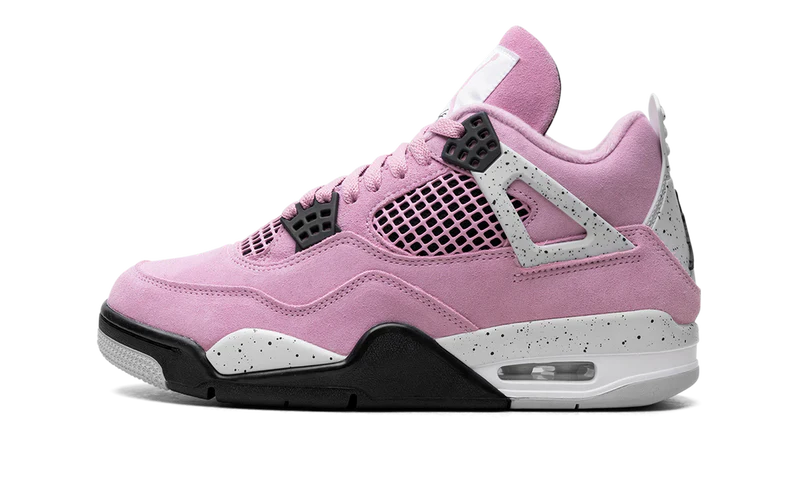 Nike Air Jordan 4 Retro Pink Black Suede